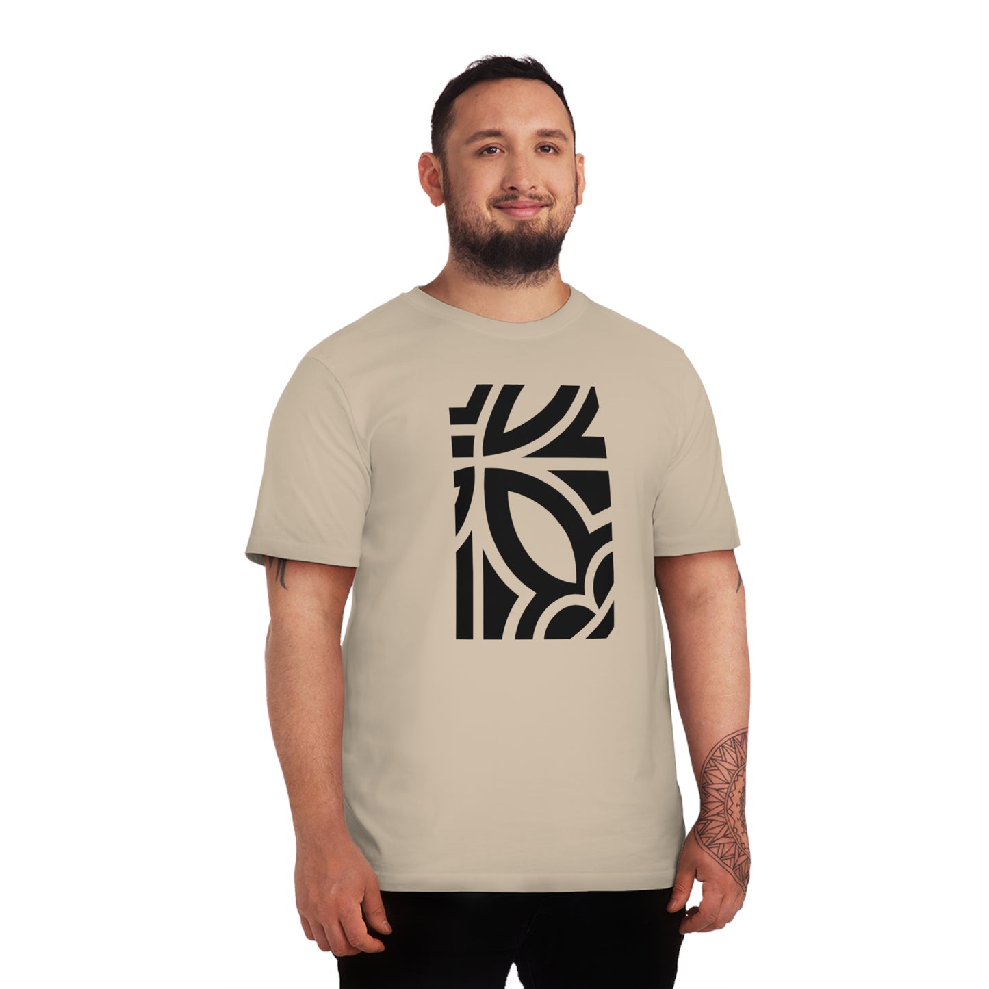 Men's Sparker 100% Organic Cotton T-shirt (Design 24)