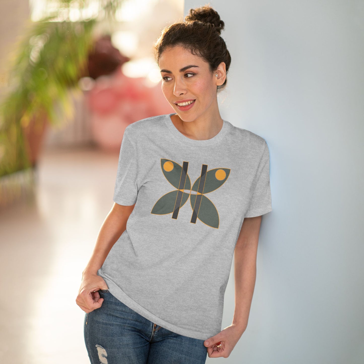 Unisex 100% Organic Cotton Creator T-shirt (Design 14)