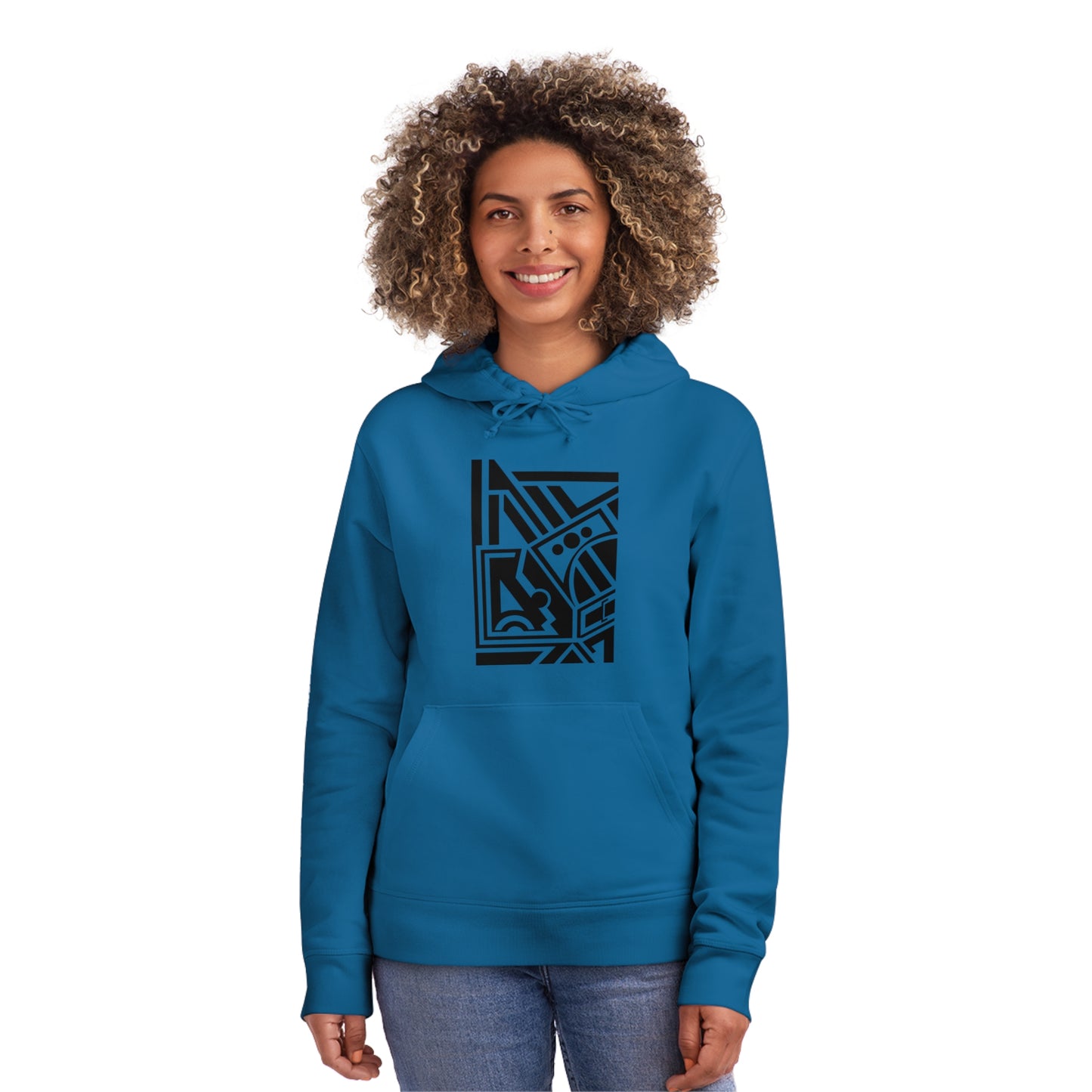 Unisex Drummer Hoodie (85% Organic Cotton and 15% Recycled Polyester) - Design 2