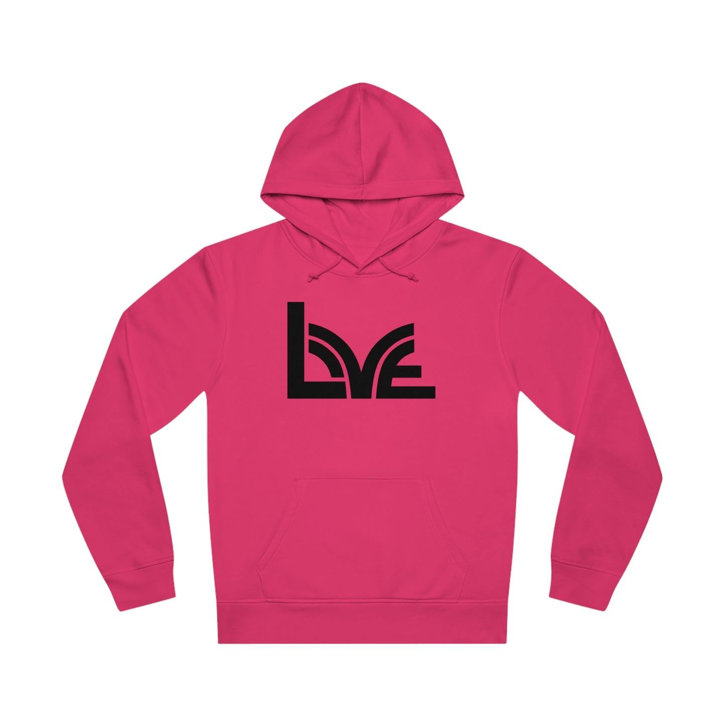 Unisex Drummer Hoodie (85% Organic Cotton and 15% Recycled Polyester) - Love