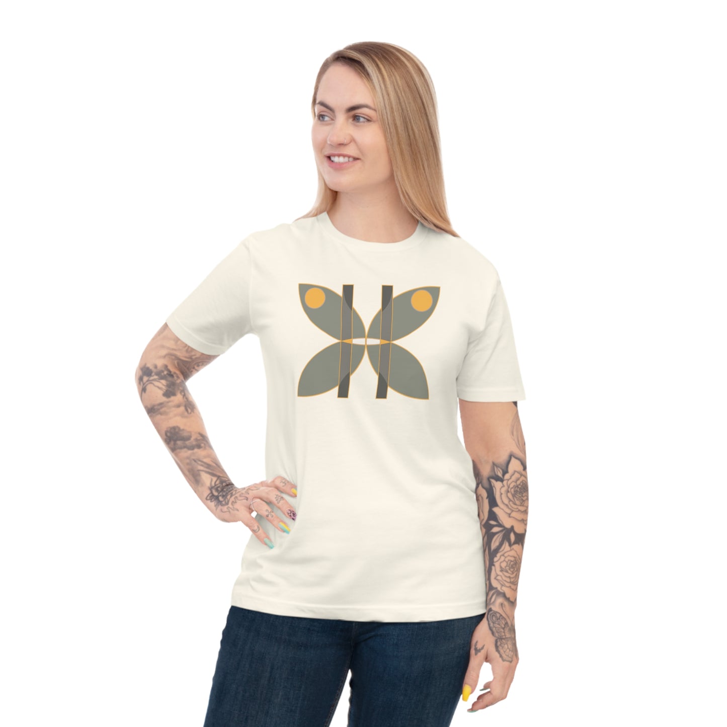 Unisex 100% Organic Cotton Classic Jersey T-shirt (Design 14)