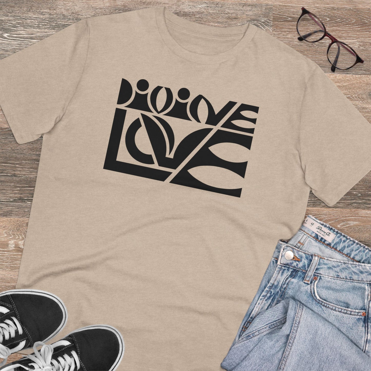 Unisex 100% Organic Cotton Creator T-shirt (Divine Love)