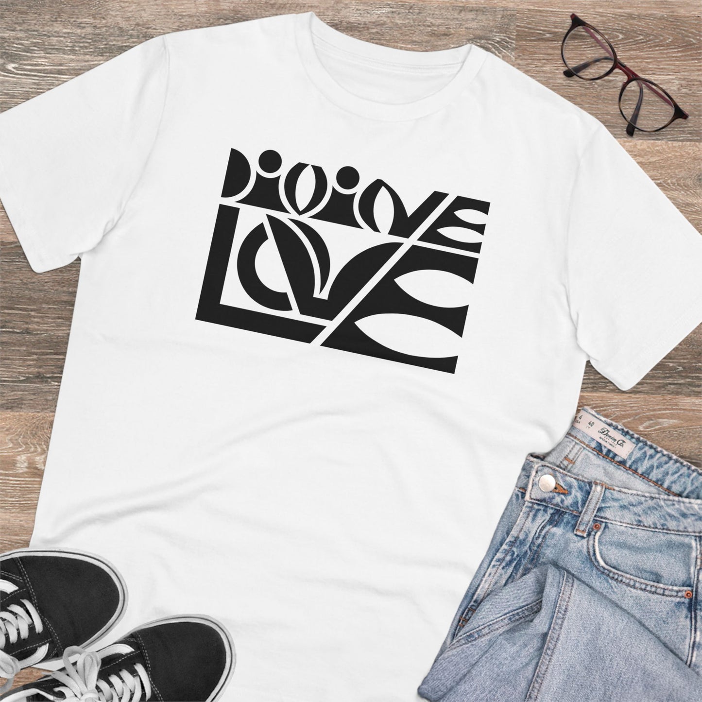 Unisex 100% Organic Cotton Creator T-shirt (Divine Love)