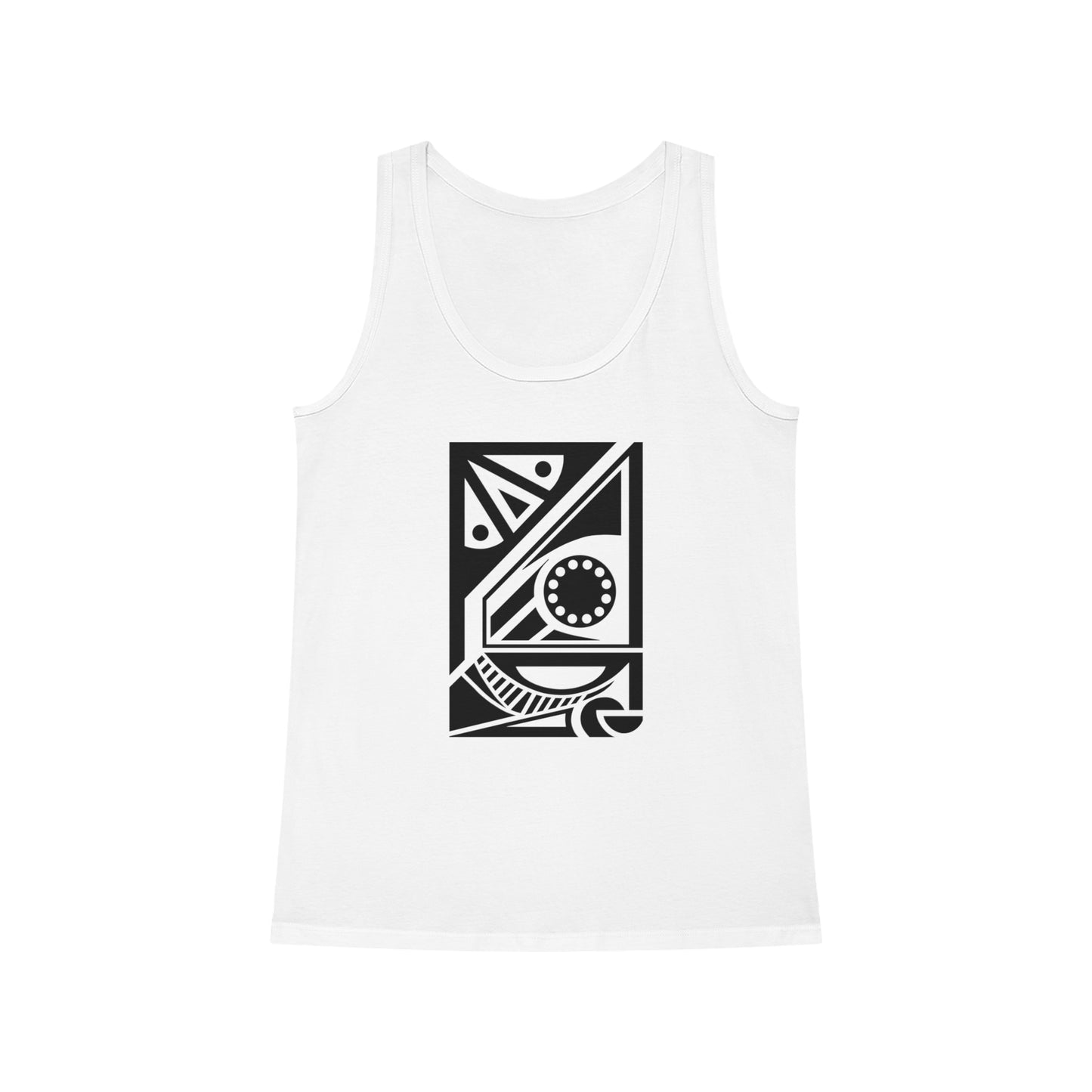 Women's Dreamer 100% Organic Cotton Tank Top (Design 17[2])