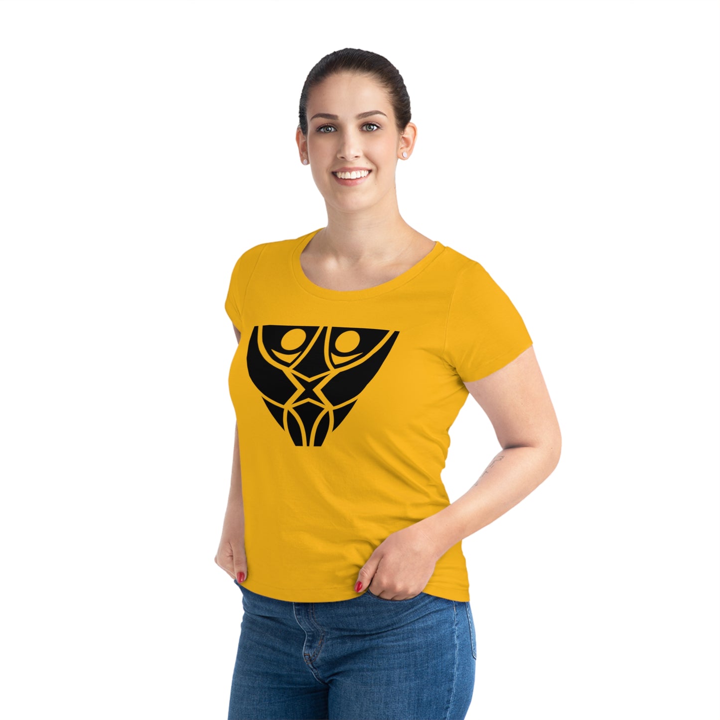 Women's Jazzer 100% Organic Cotton T-shirt (Design 19)