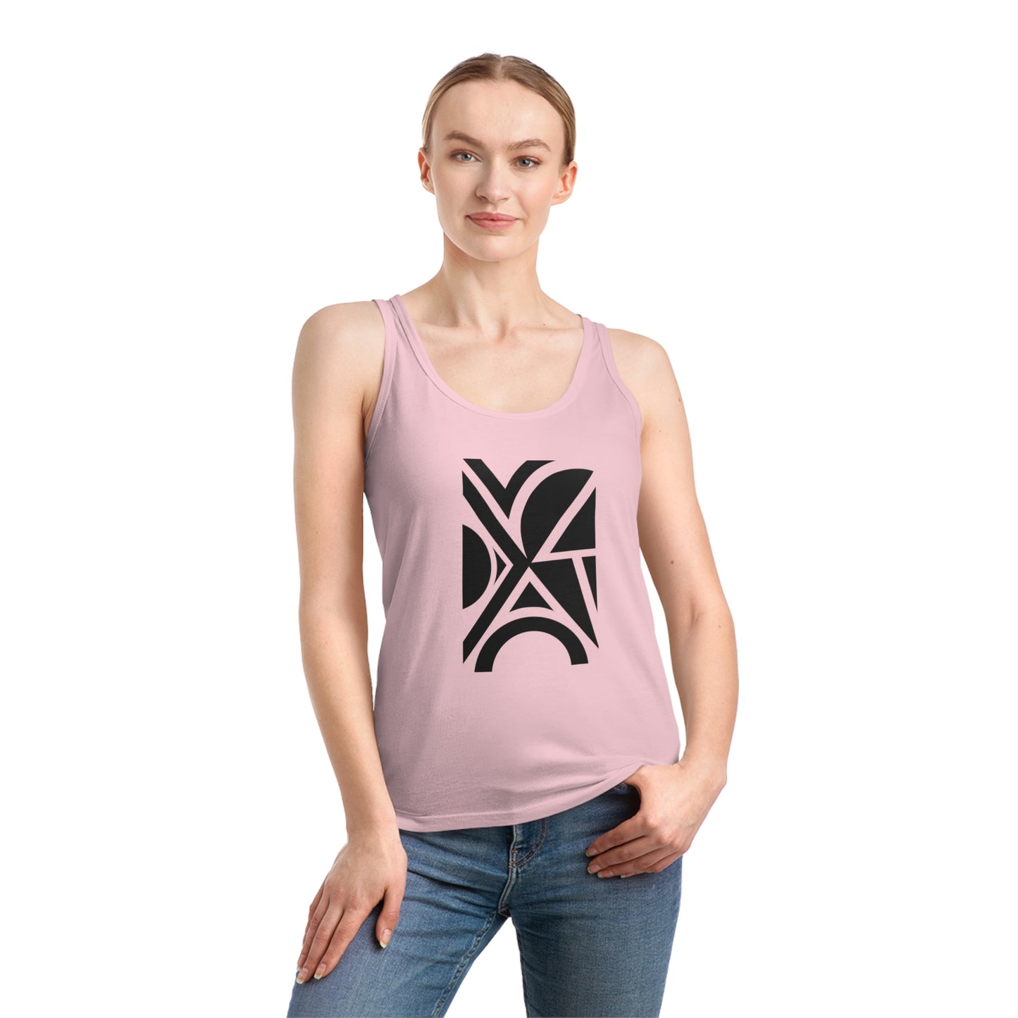 Women's Dreamer 100% Organic Cotton Tank Top (Design 5)