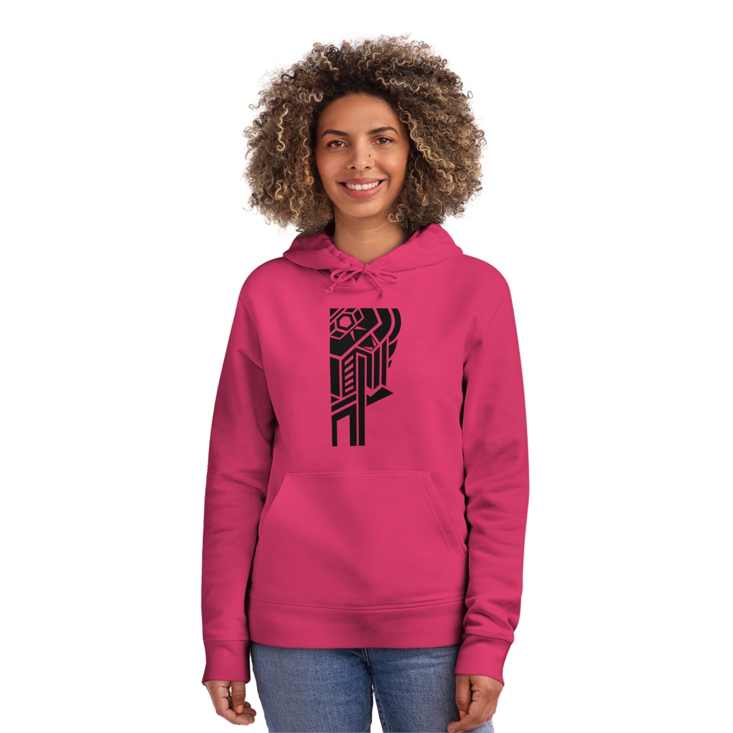 Unisex Drummer Hoodie (85% Organic Cotton and 15% Recycled Polyester) - Design 28