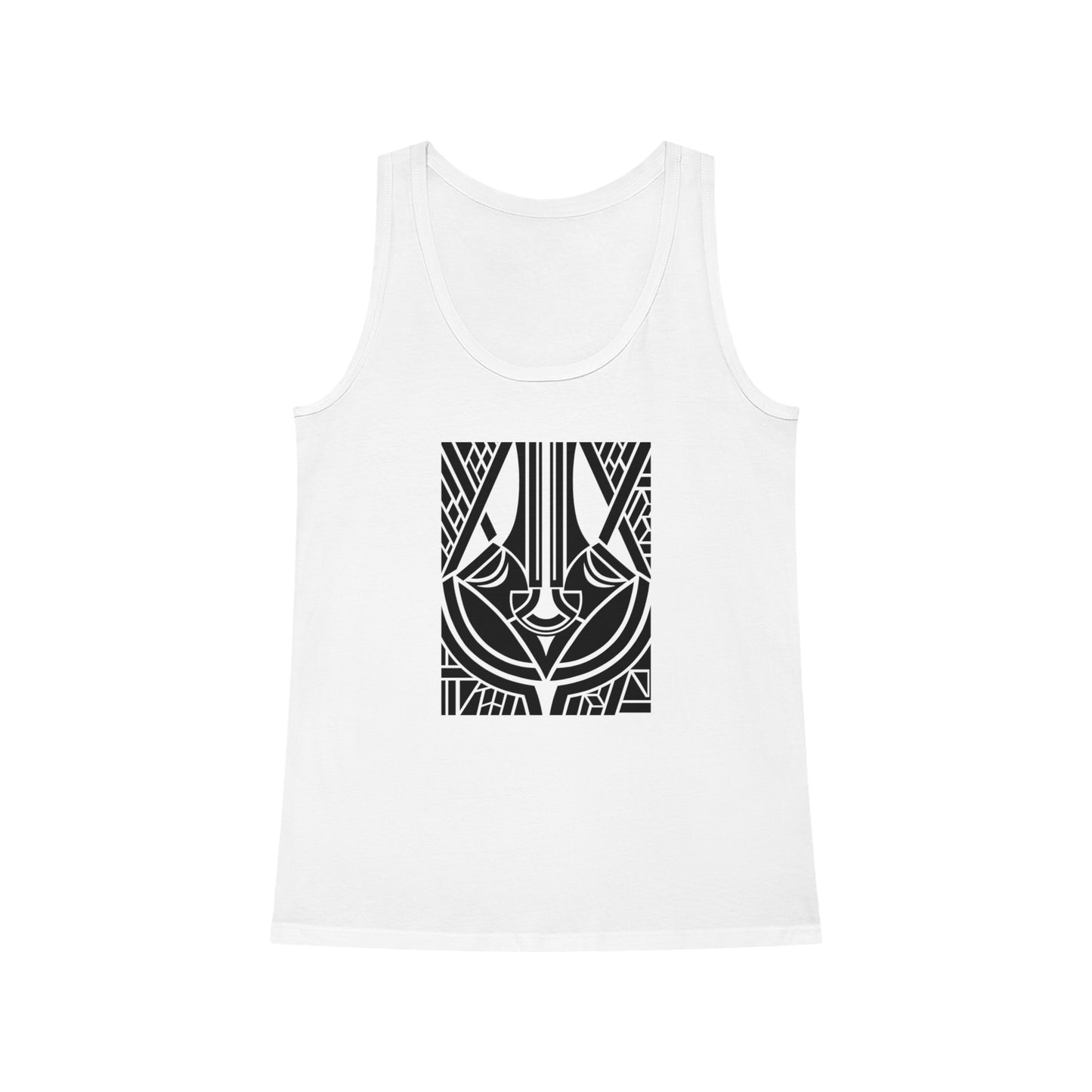 Women's Dreamer 100% Organic Cotton Tank Top (Design 25)