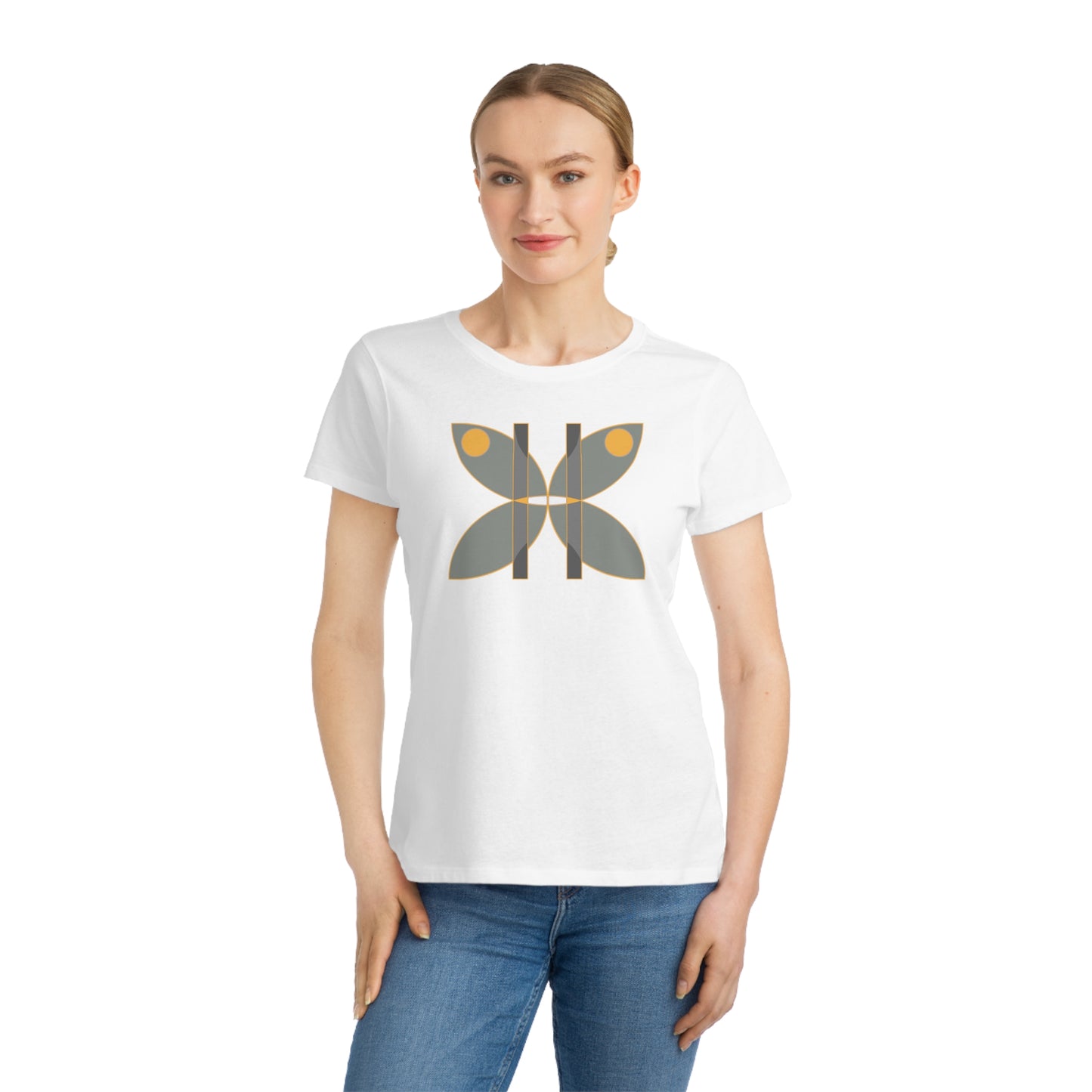 Women's Classic 100% Organic Cotton T-Shirt (Design 14)