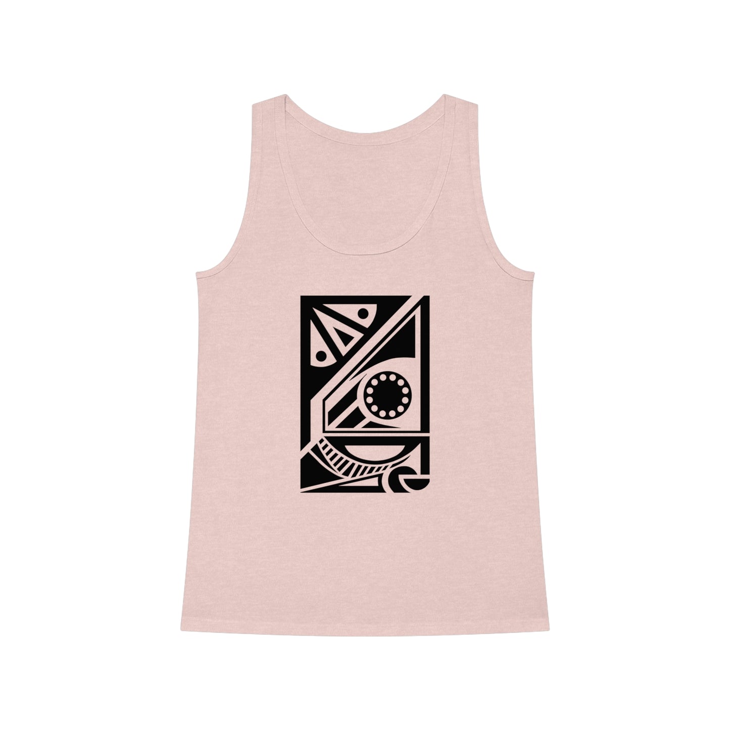 Women's Dreamer 100% Organic Cotton Tank Top (Design 17[2])