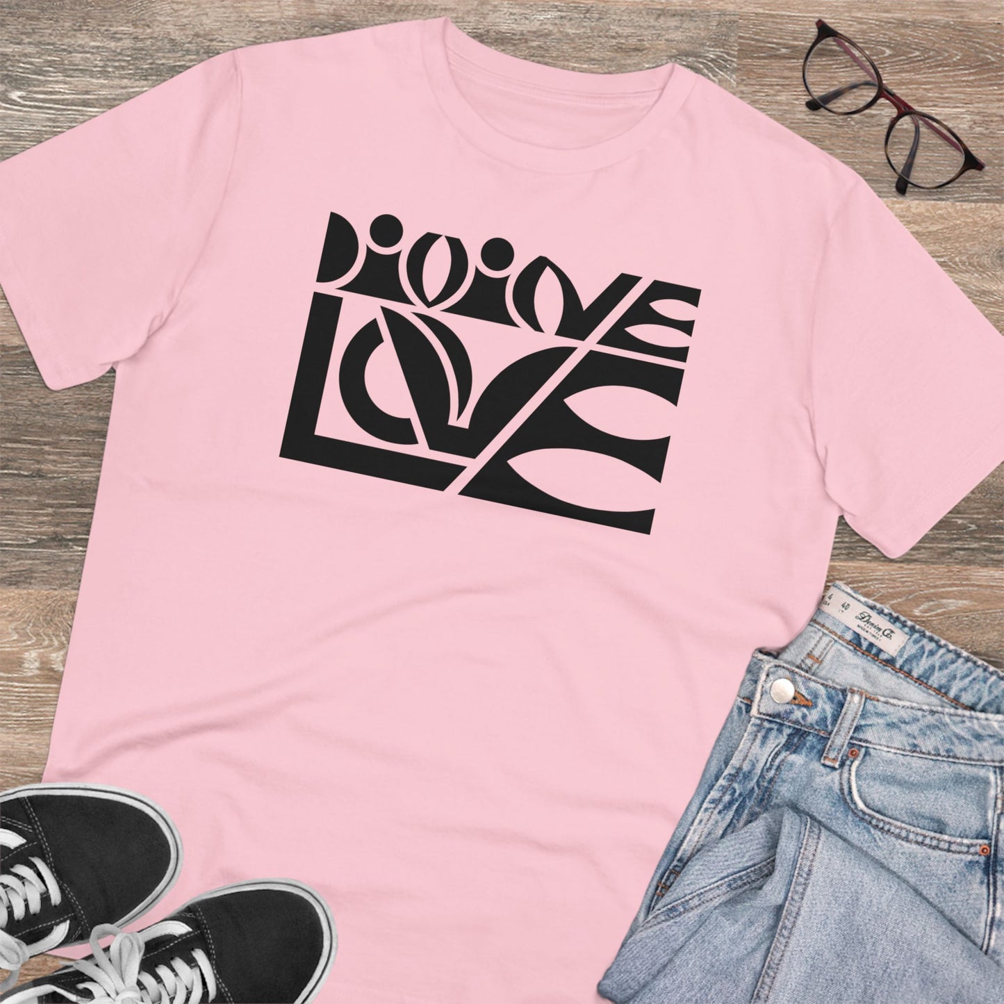 Unisex 100% Organic Cotton Creator T-shirt (Divine Love)