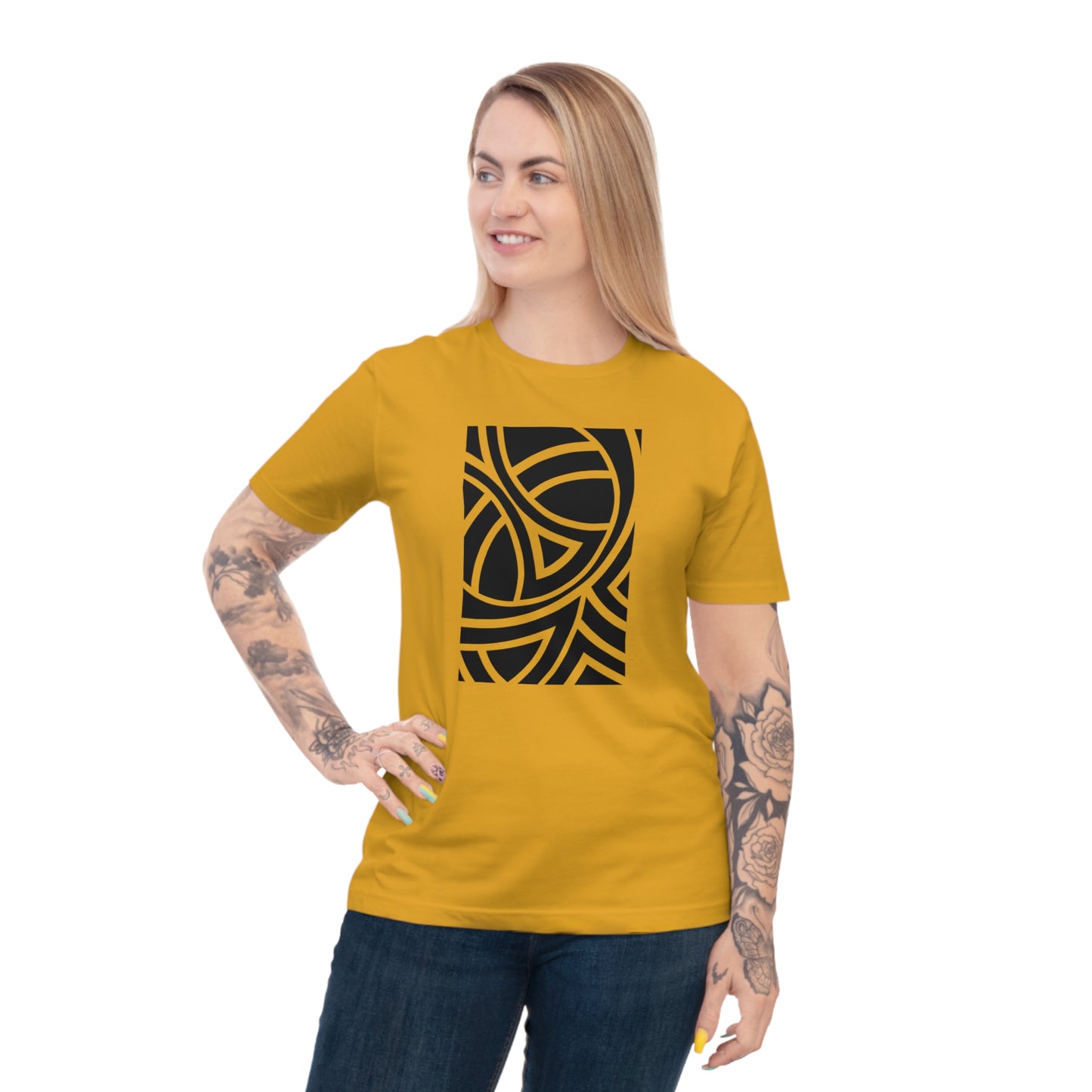 Unisex 100% Organic Cotton Classic Jersey T-shirt (Design 4)