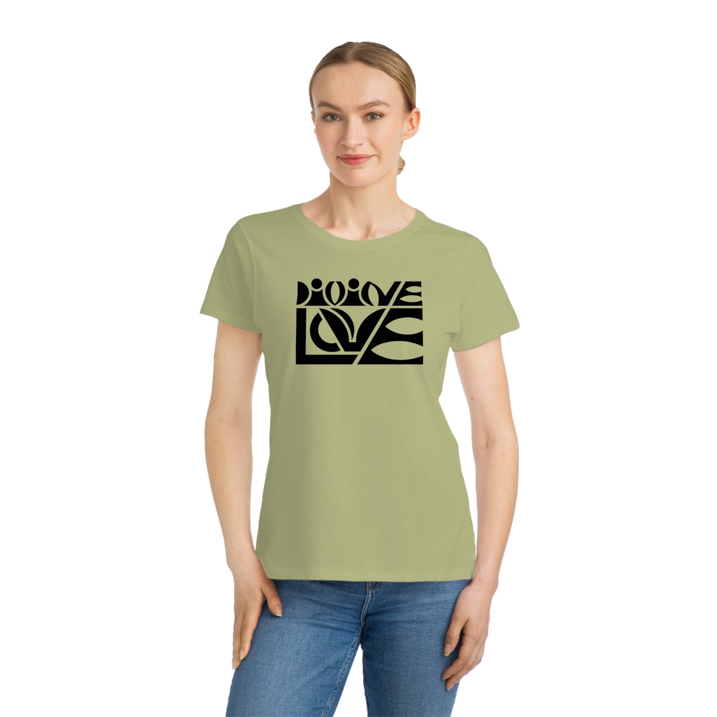 Women's Classic 100% Organic Cotton T-Shirt (Divine Love)