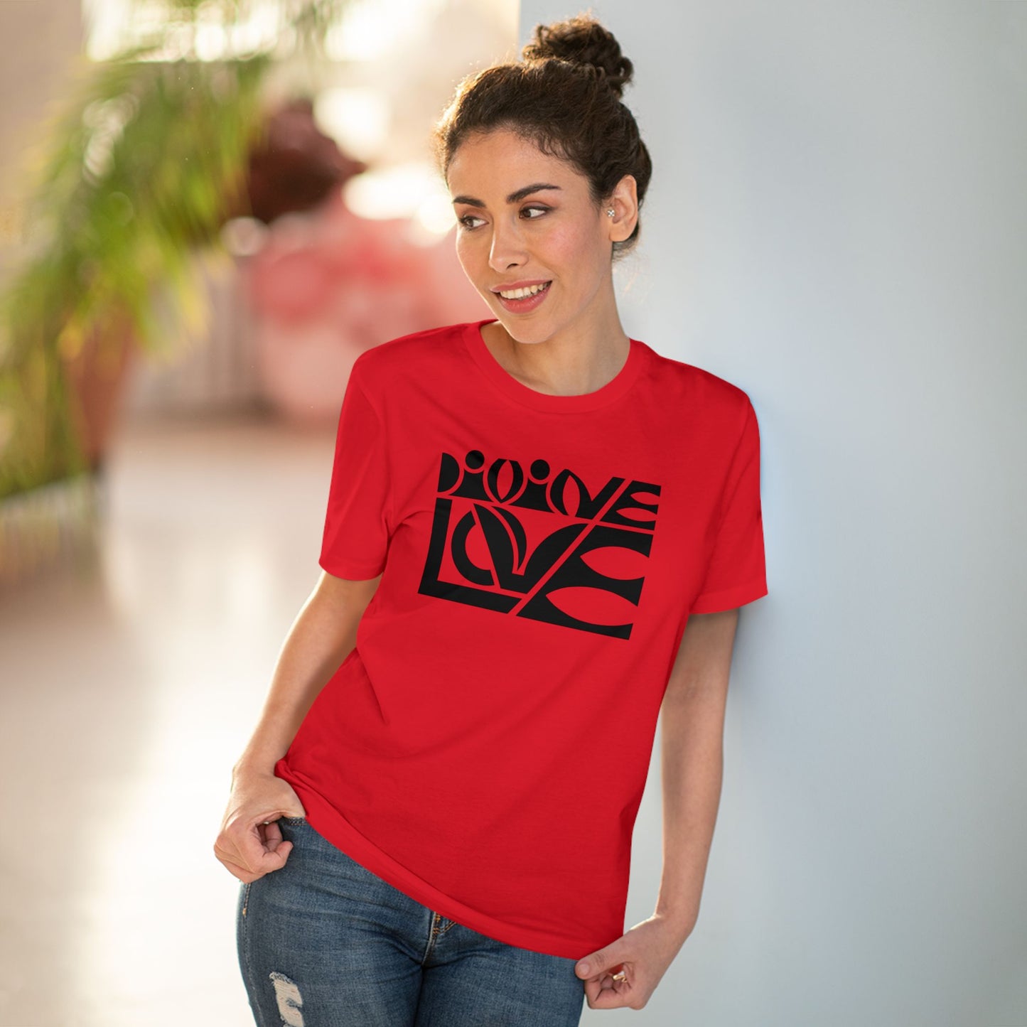 Unisex 100% Organic Cotton Creator T-shirt (Divine Love)