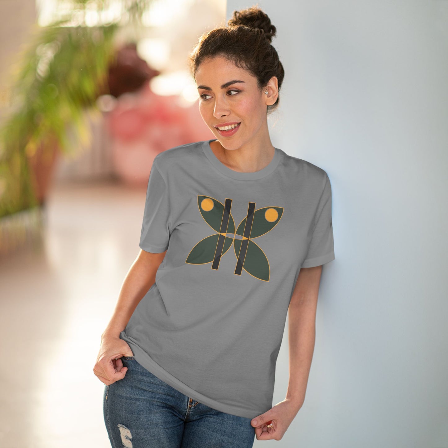 Unisex 100% Organic Cotton Creator T-shirt (Design 14)