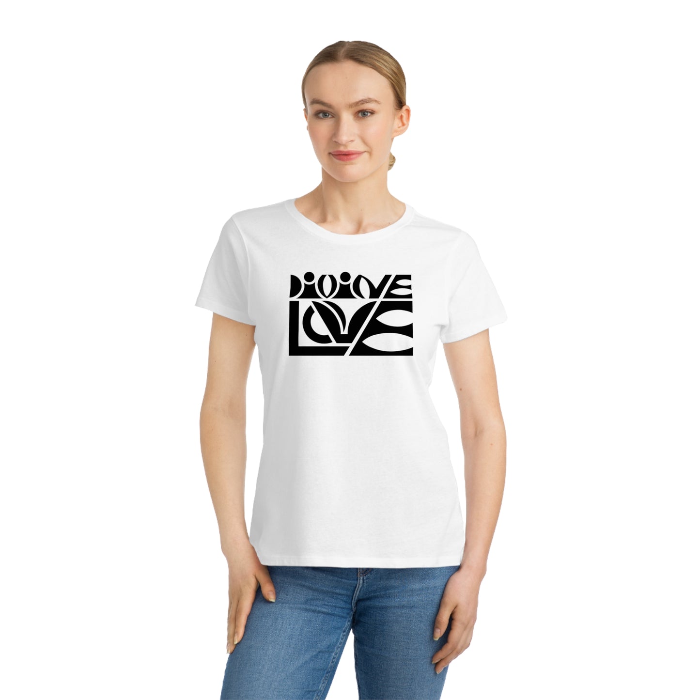 Women's Classic 100% Organic Cotton T-Shirt (Divine Love)