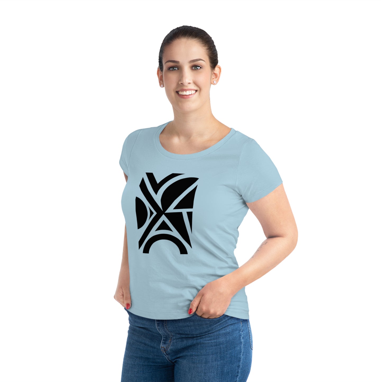 Women's Jazzer 100% Organic Cotton T-shirt (Design 5)