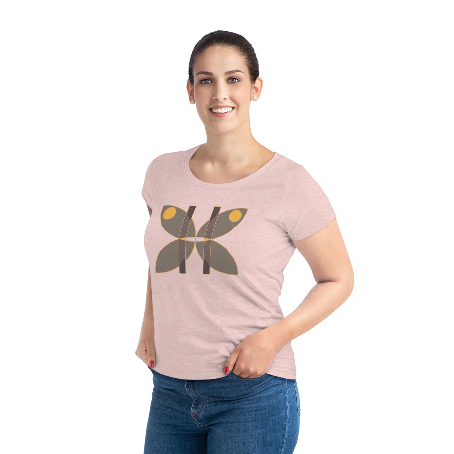 Women's Jazzer 100% Organic Cotton T-shirt (Design 14)