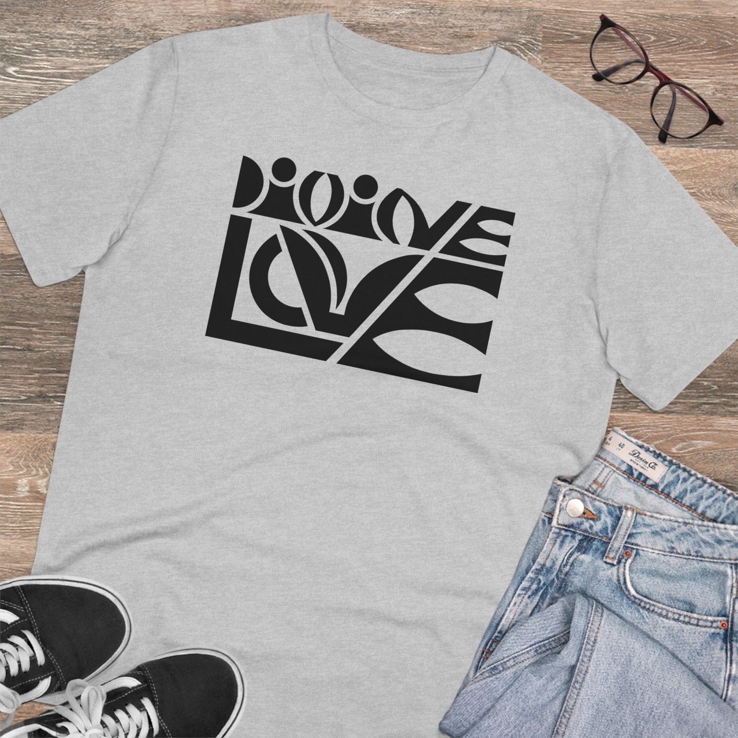 Unisex 100% Organic Cotton Creator T-shirt (Divine Love)