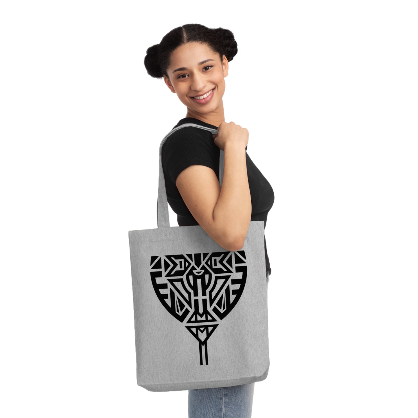 Woven Tote Bag (80% Recycled Cotton and 20% Recycled Polyester) - Design 10