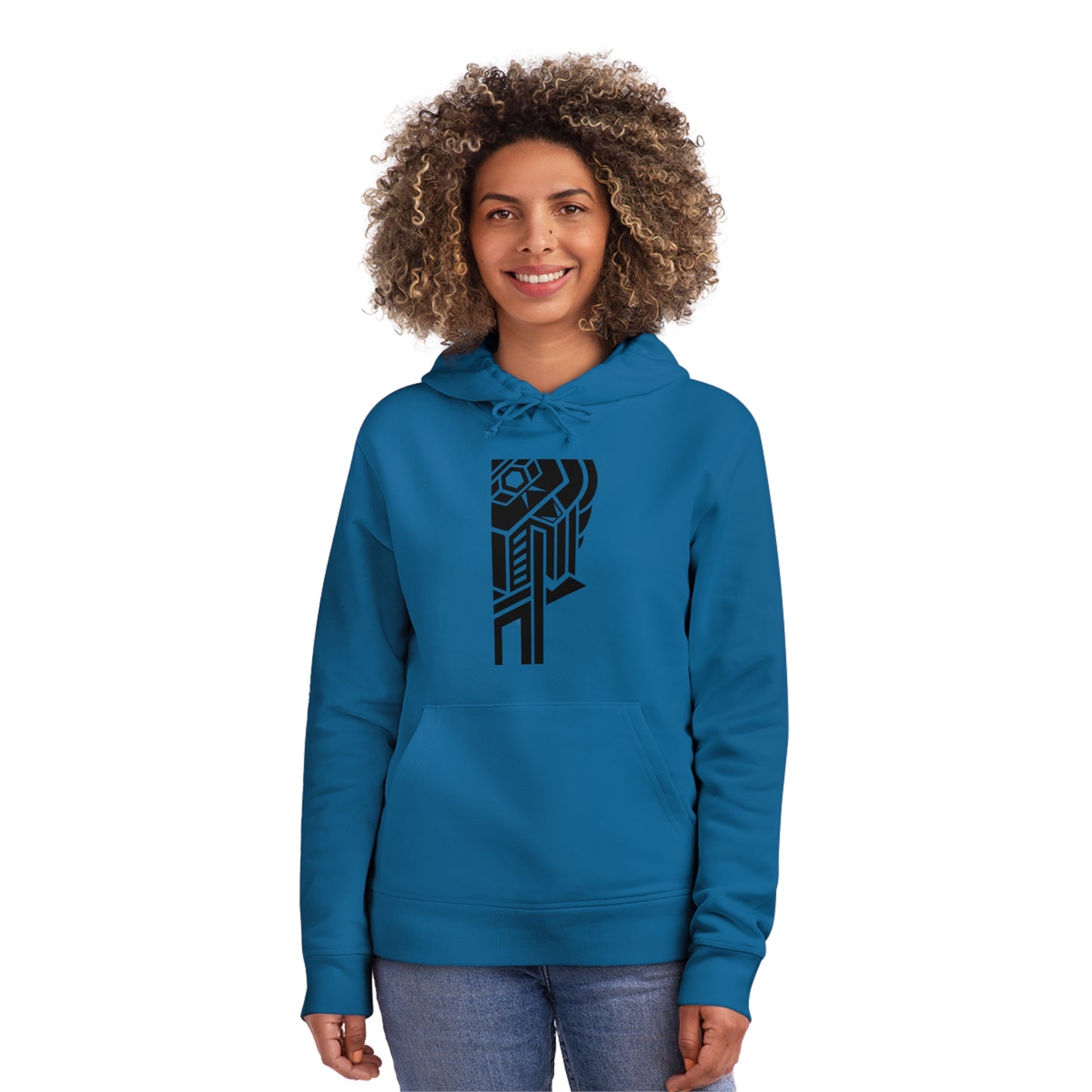 Unisex Drummer Hoodie (85% Organic Cotton and 15% Recycled Polyester) - Design 28