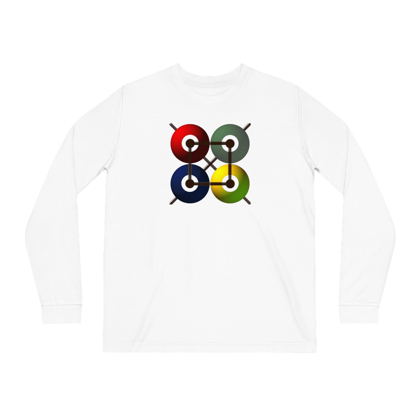 Unisex Shifts Dry 100% Organic Cotton Long Sleeve T-shirt (Design 16)