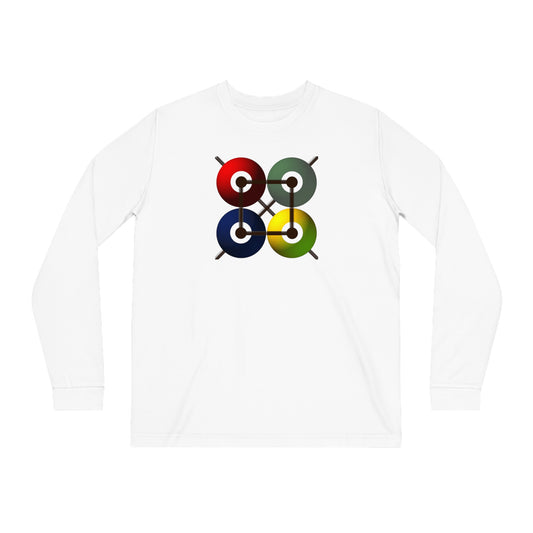 Unisex Shifts Dry 100% Organic Cotton Long Sleeve T-shirt (Design 16)