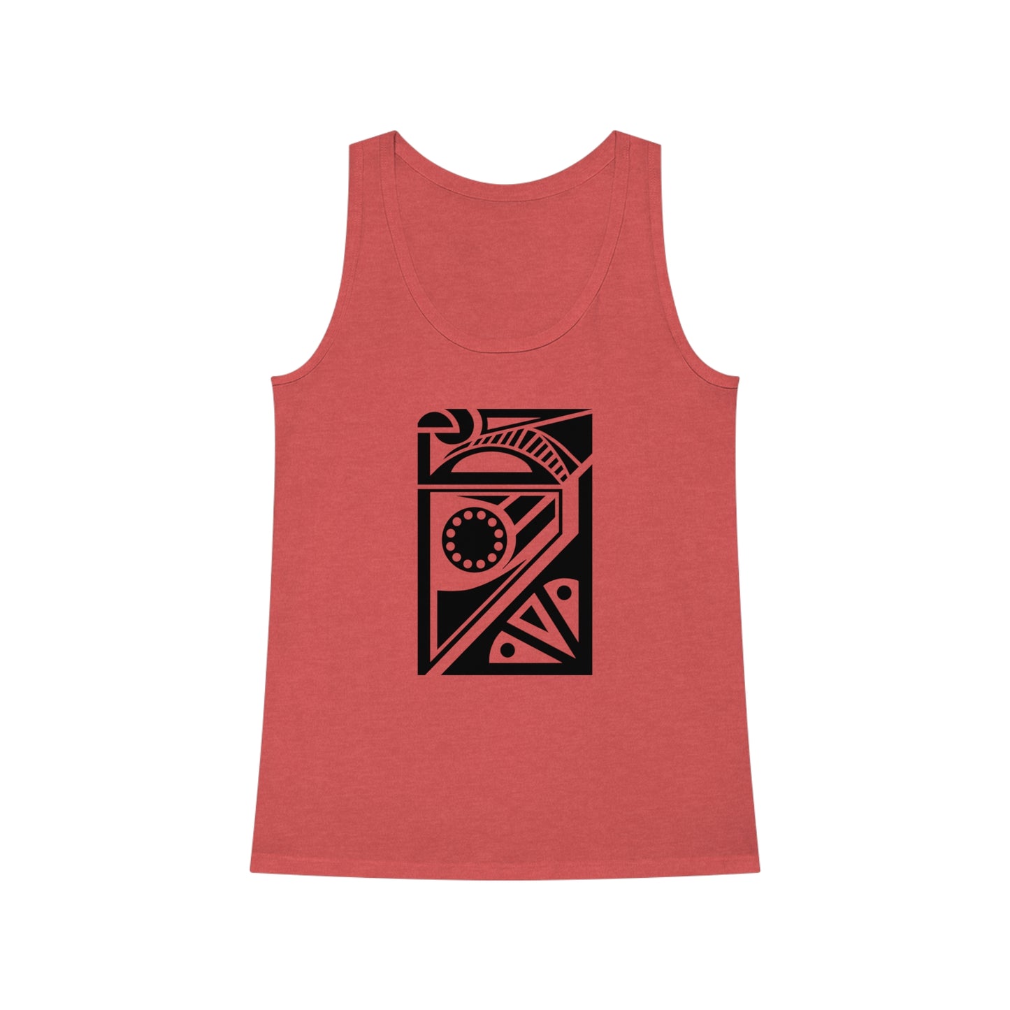 Women's Dreamer 100% Organic Cotton Tank Top (Design 17)