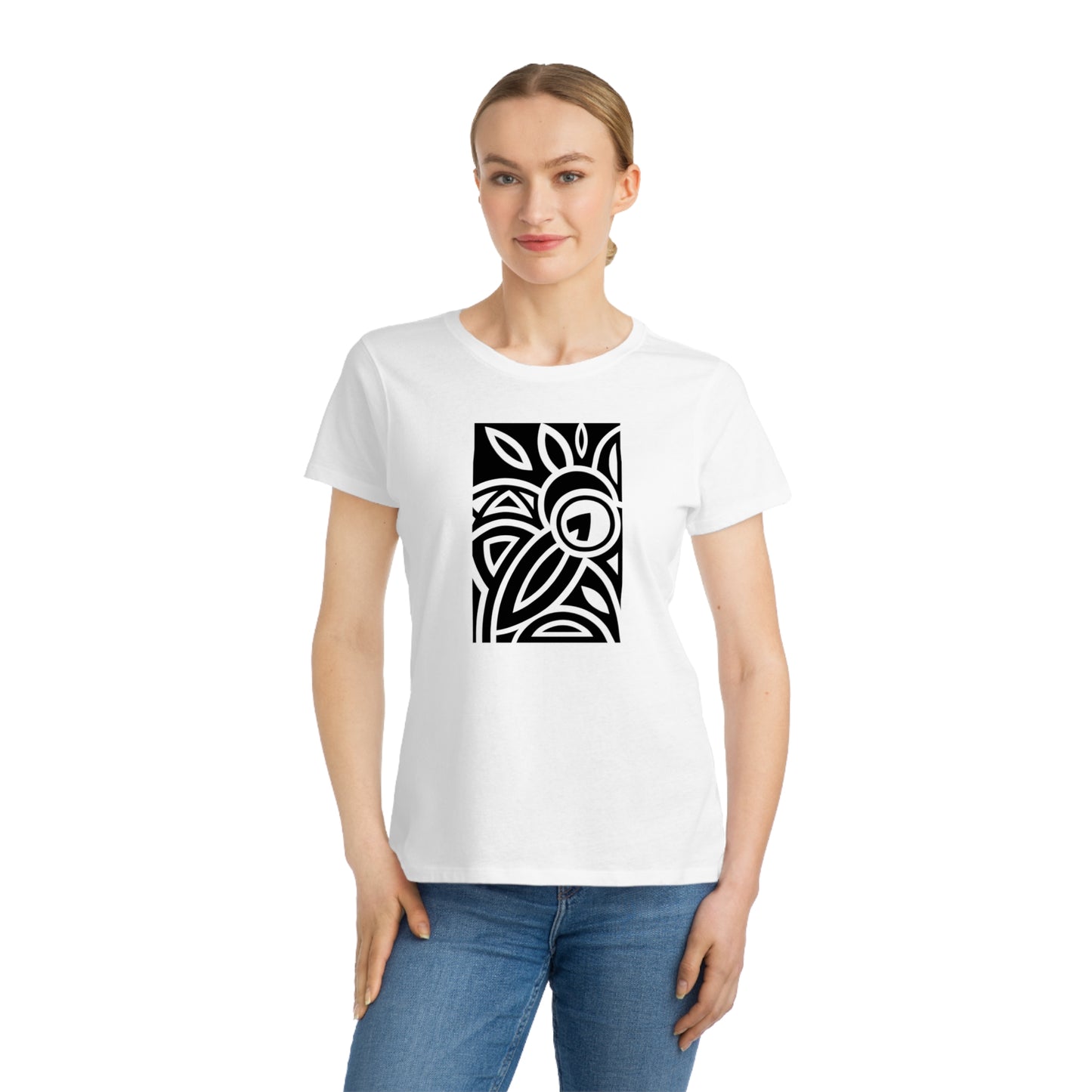 Women's Classic 100% Organic Cotton T-Shirt (Design 23)