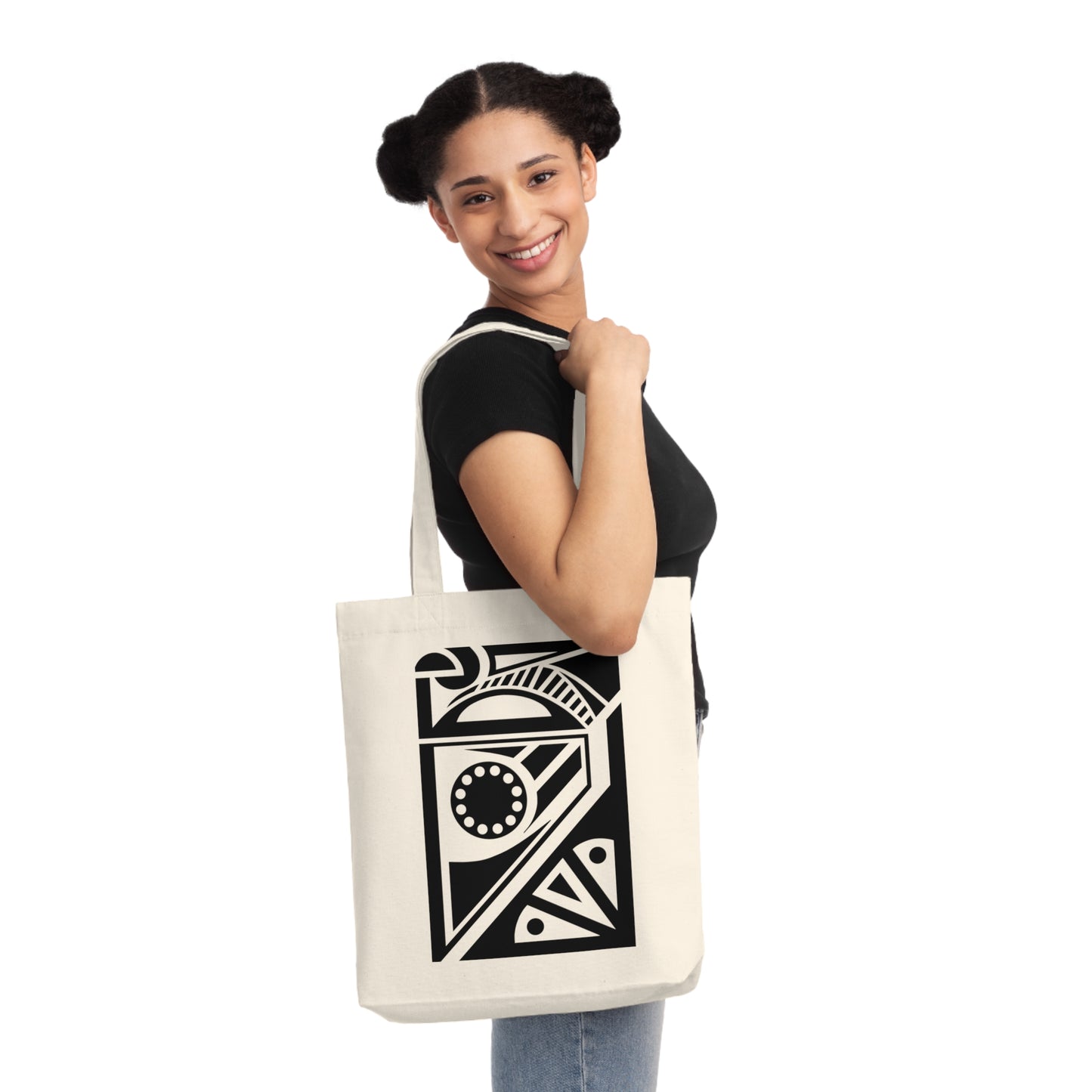 Woven Tote Bag (80% Recycled Cotton and 20% Recycled Polyester) - Design 17