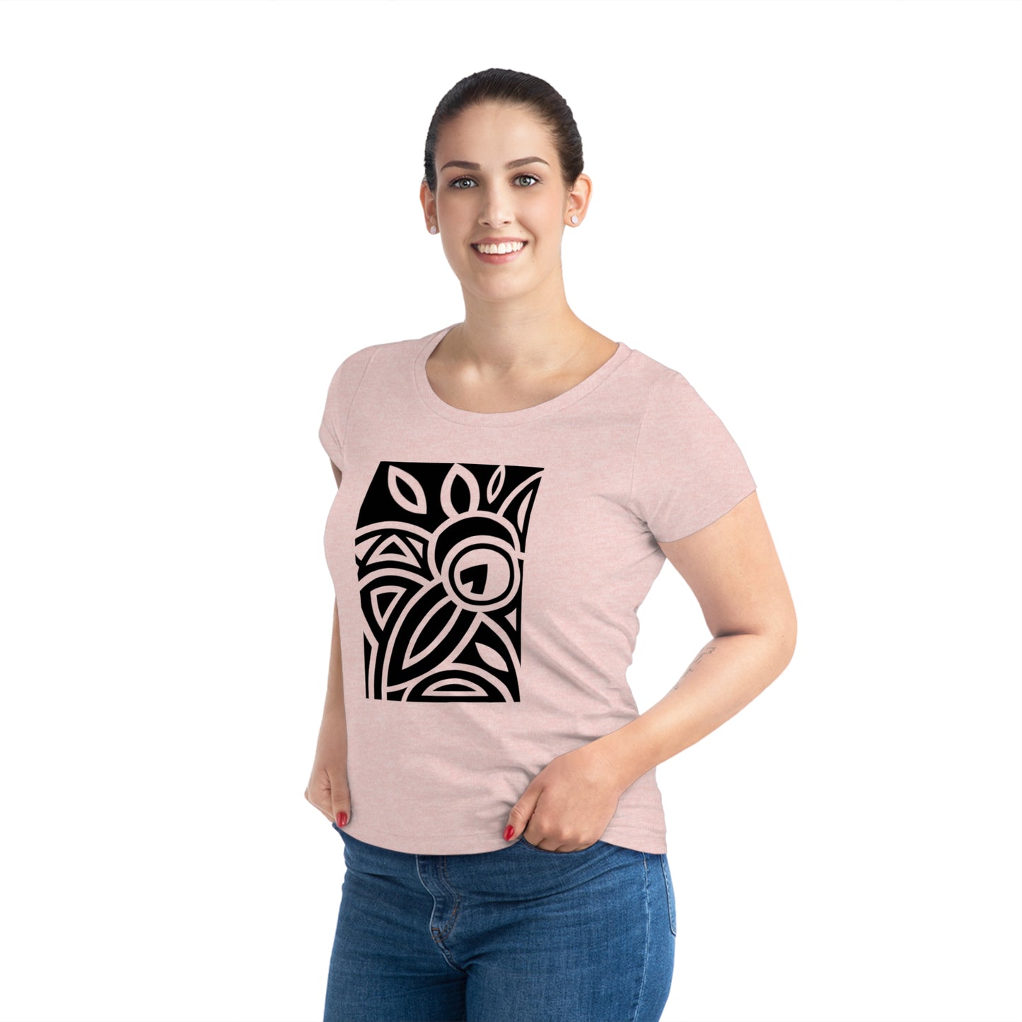 Women's Jazzer 100% Organic Cotton T-shirt (Design 23)