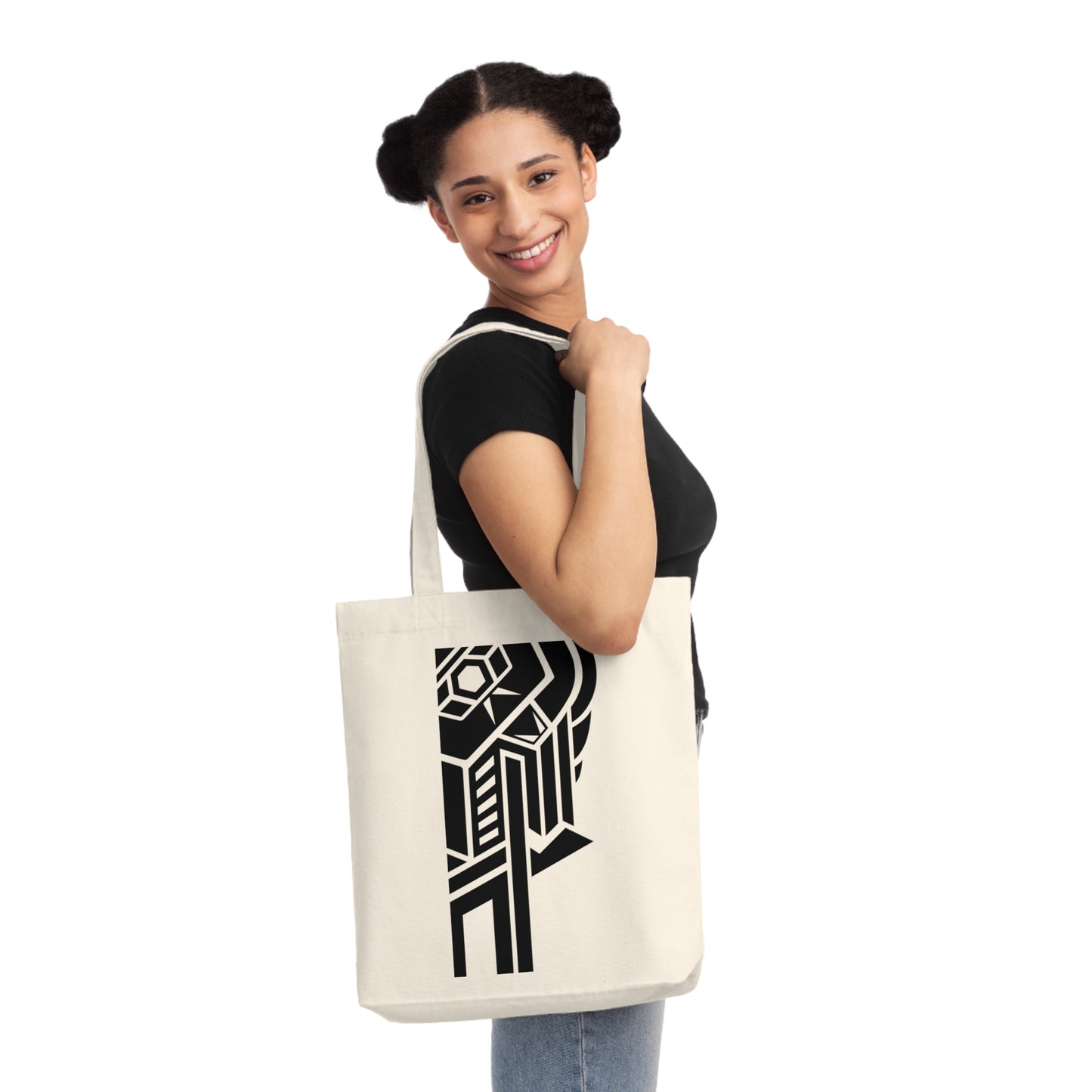 Woven Tote Bag (80% Recycled Cotton and 20% Recycled Polyester) - Design 28