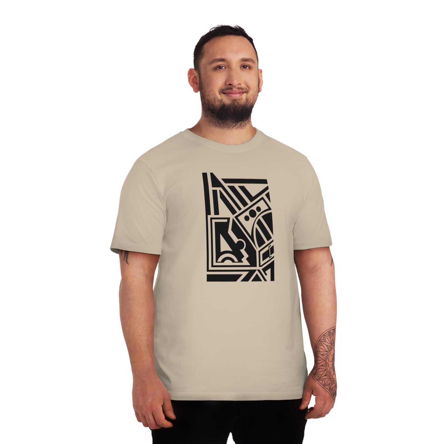 Men's Sparker 100% Organic Cotton T-shirt (Design 2)