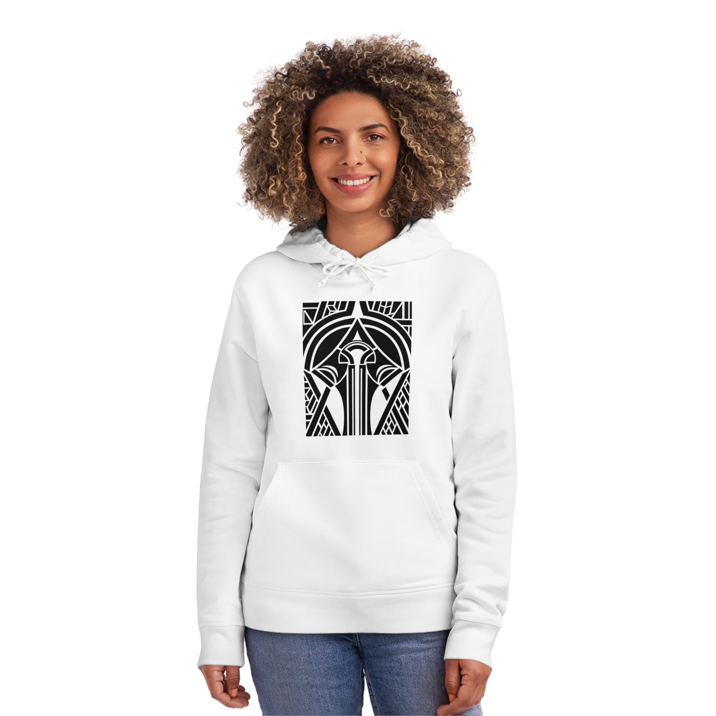 Unisex Drummer Hoodie (85% Organic Cotton and 15% Recycled Polyester) - Design 25 (2)