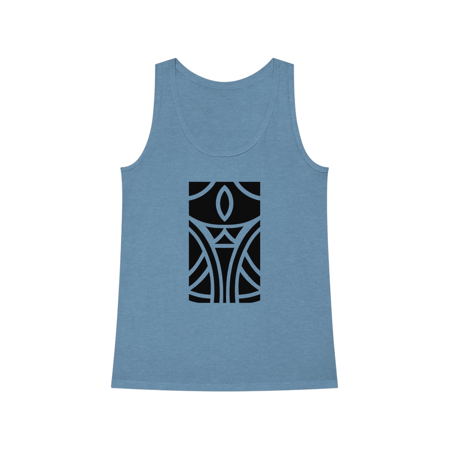 Women's Dreamer 100% Organic Cotton Tank Top (Design 12)