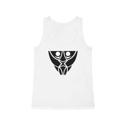 Women's Dreamer 100% Organic Cotton Tank Top (Design 19)