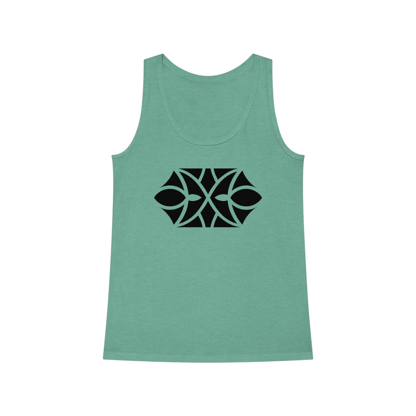 Women's Dreamer 100% Organic Cotton Tank Top (Design 18[2])