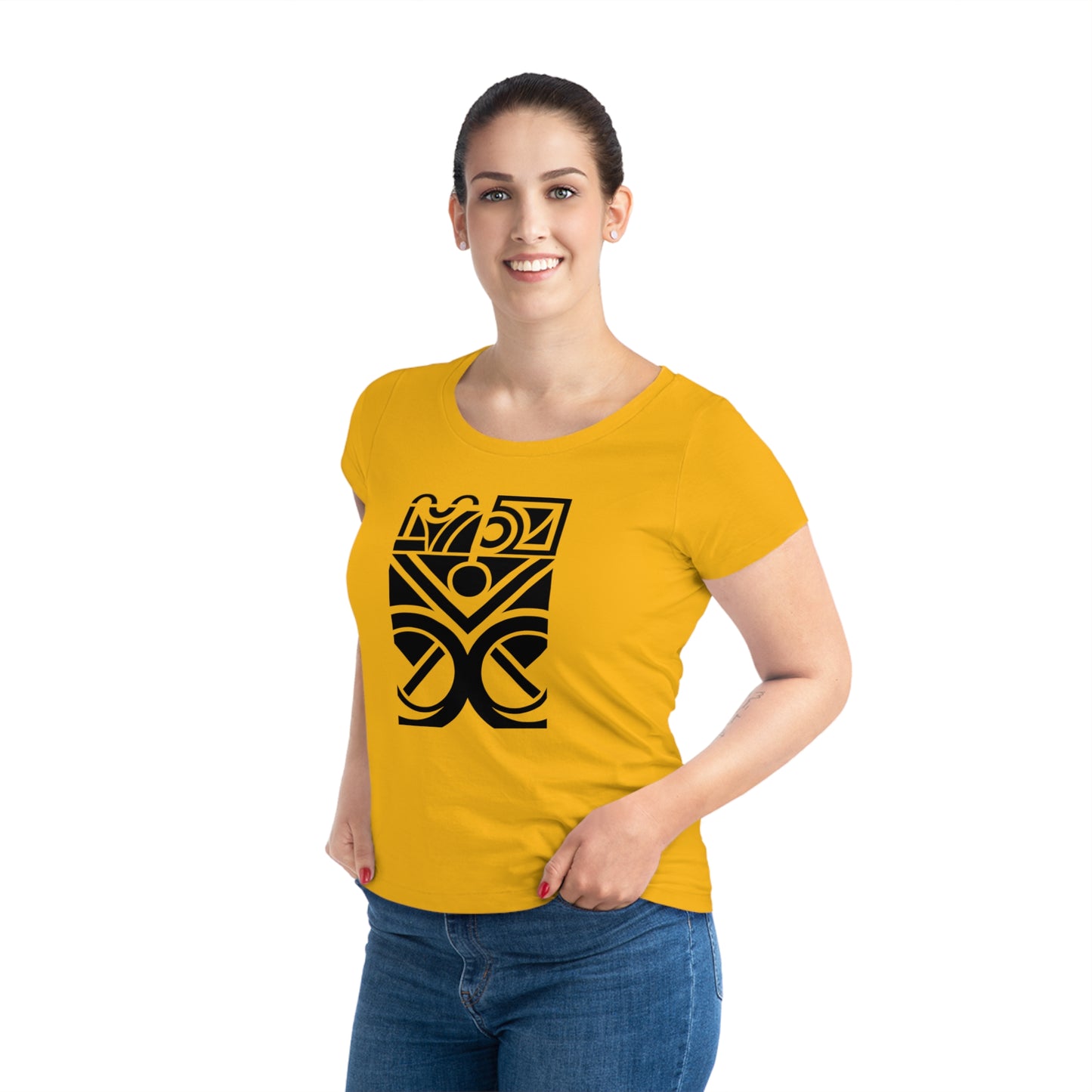 Women's Jazzer 100% Organic Cotton T-shirt (Design 27)