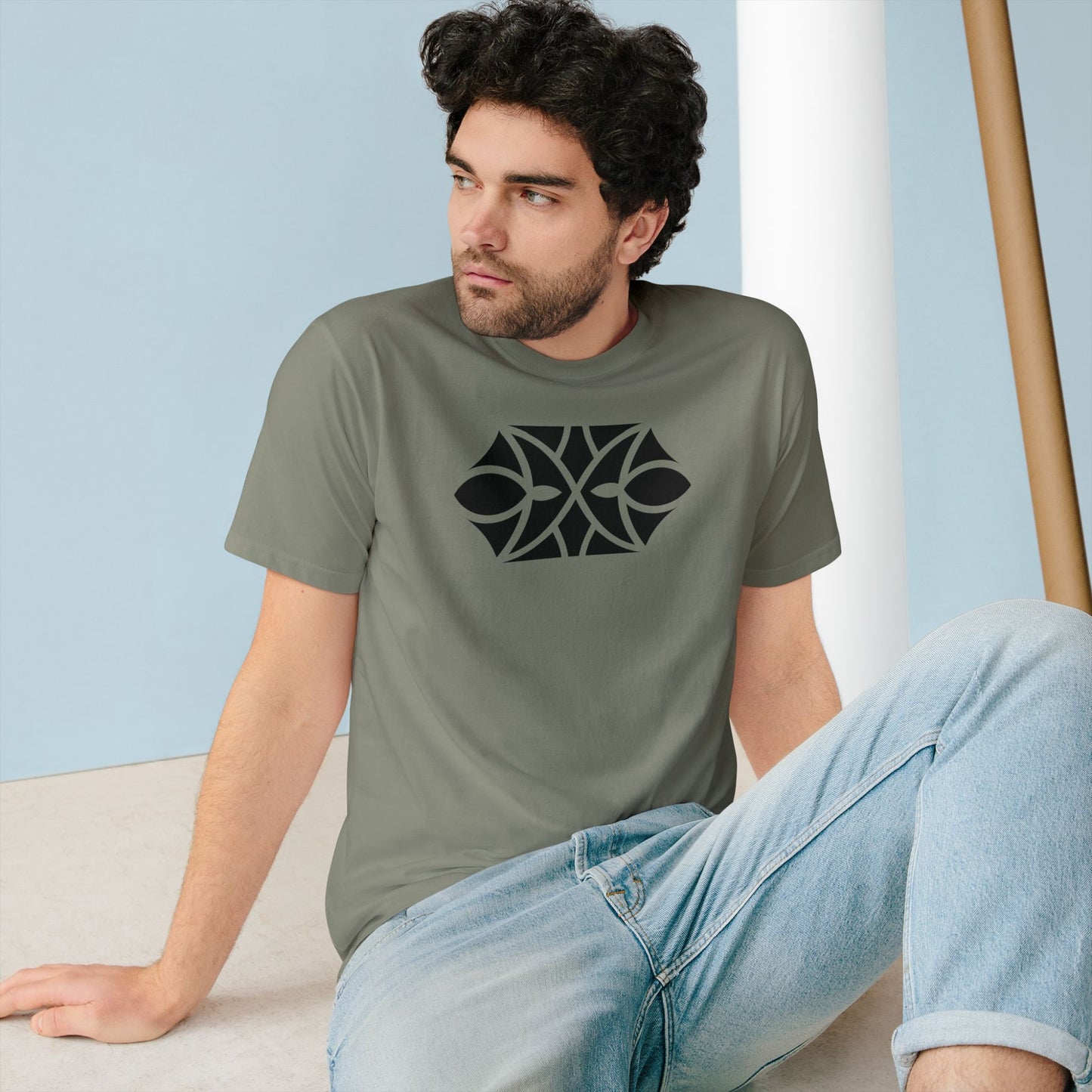 Unisex 100% Organic Cotton Staple T-shirt (Design 18[2])