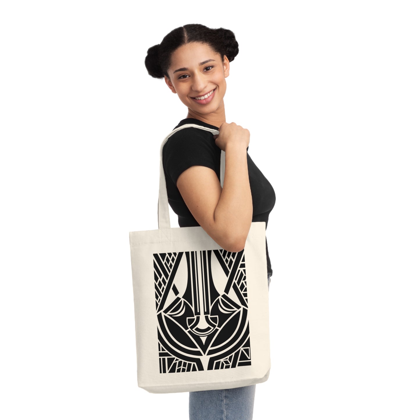 Woven Tote Bag (80% Recycled Cotton and 20% Recycled Polyester) - Design 25