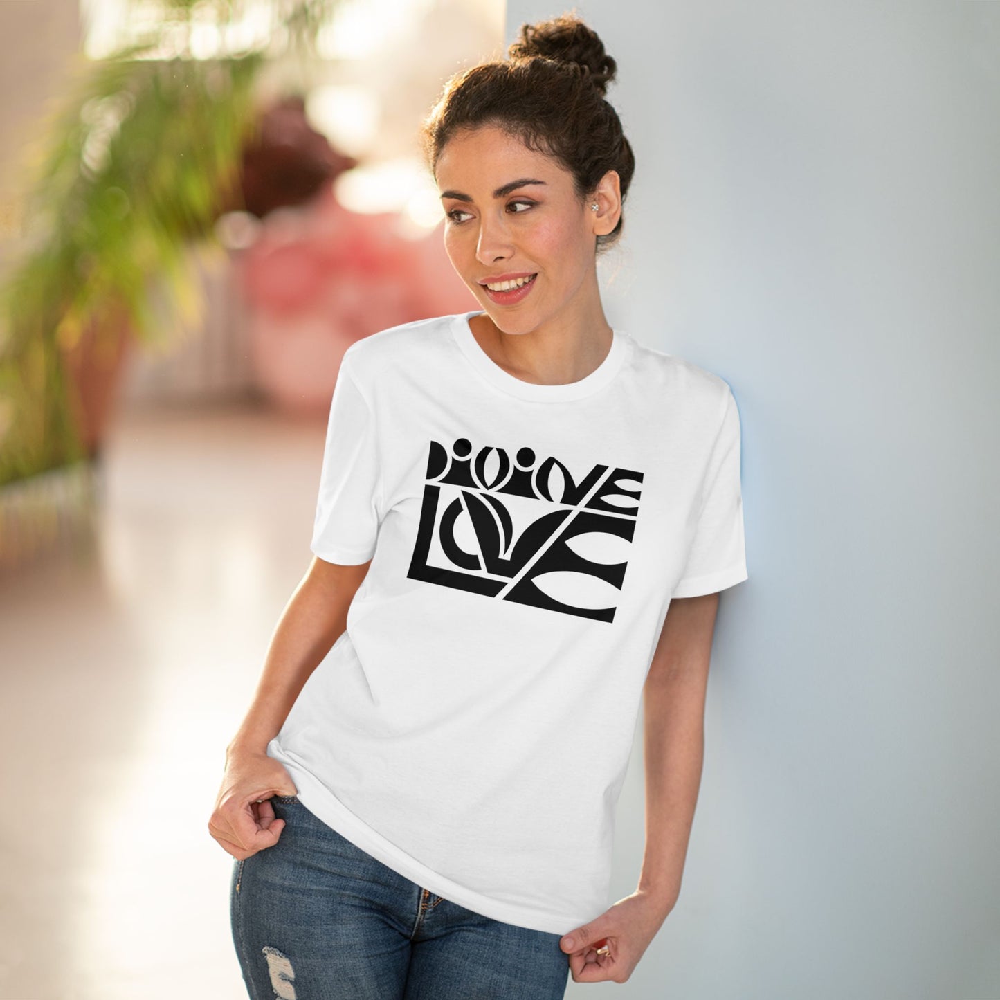 Unisex 100% Organic Cotton Creator T-shirt (Divine Love)