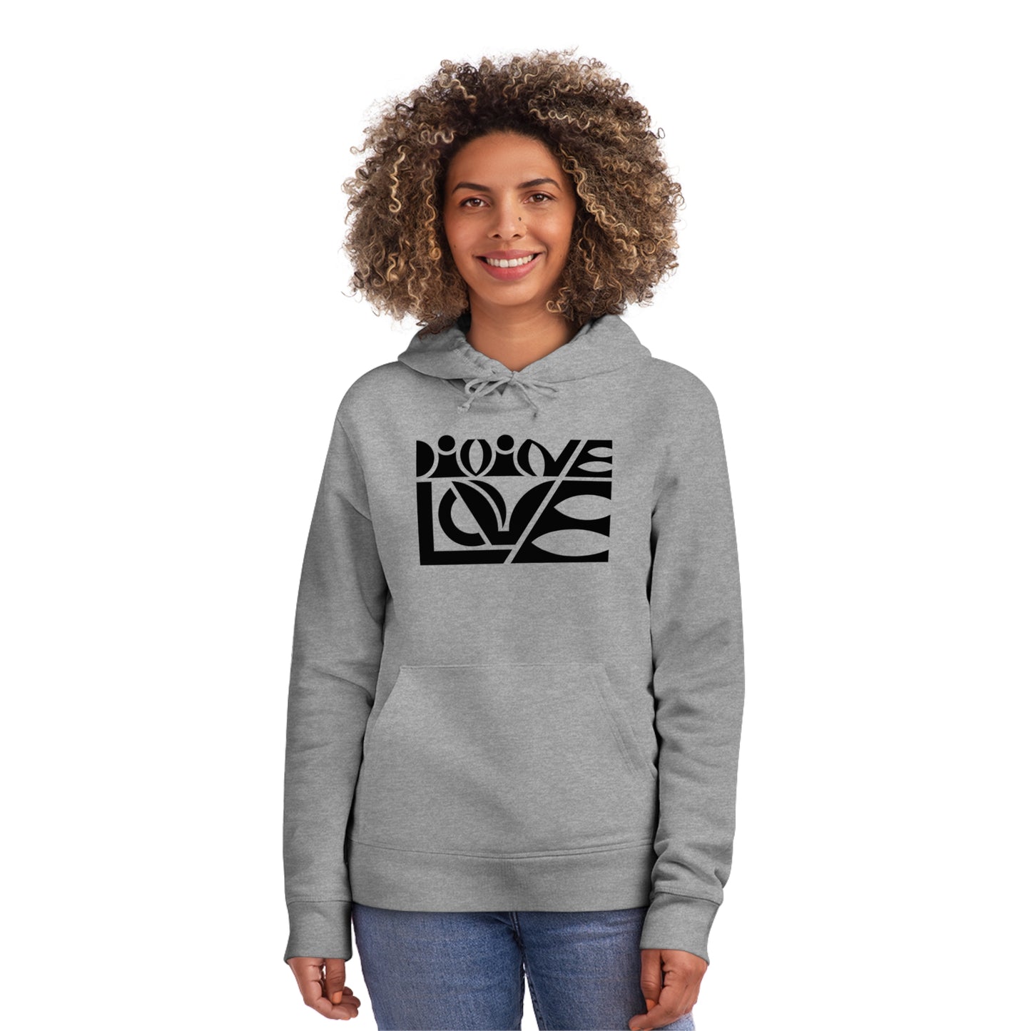 Unisex Drummer Hoodie (85% Organic Cotton and 15% Recycled Polyester) - Divine Love