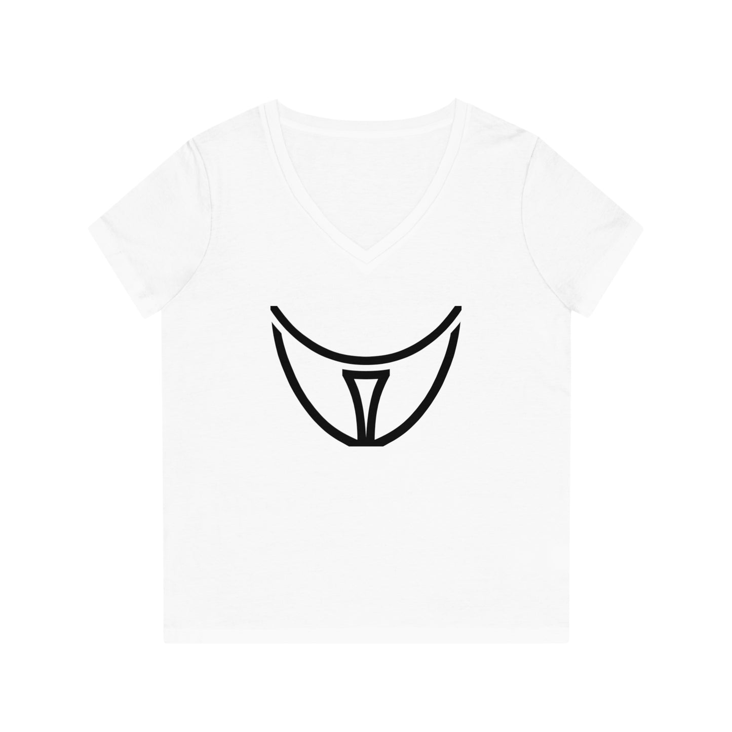 Women's Evoker 100% Organic Cotton V-Neck T-Shirt (Design 21)