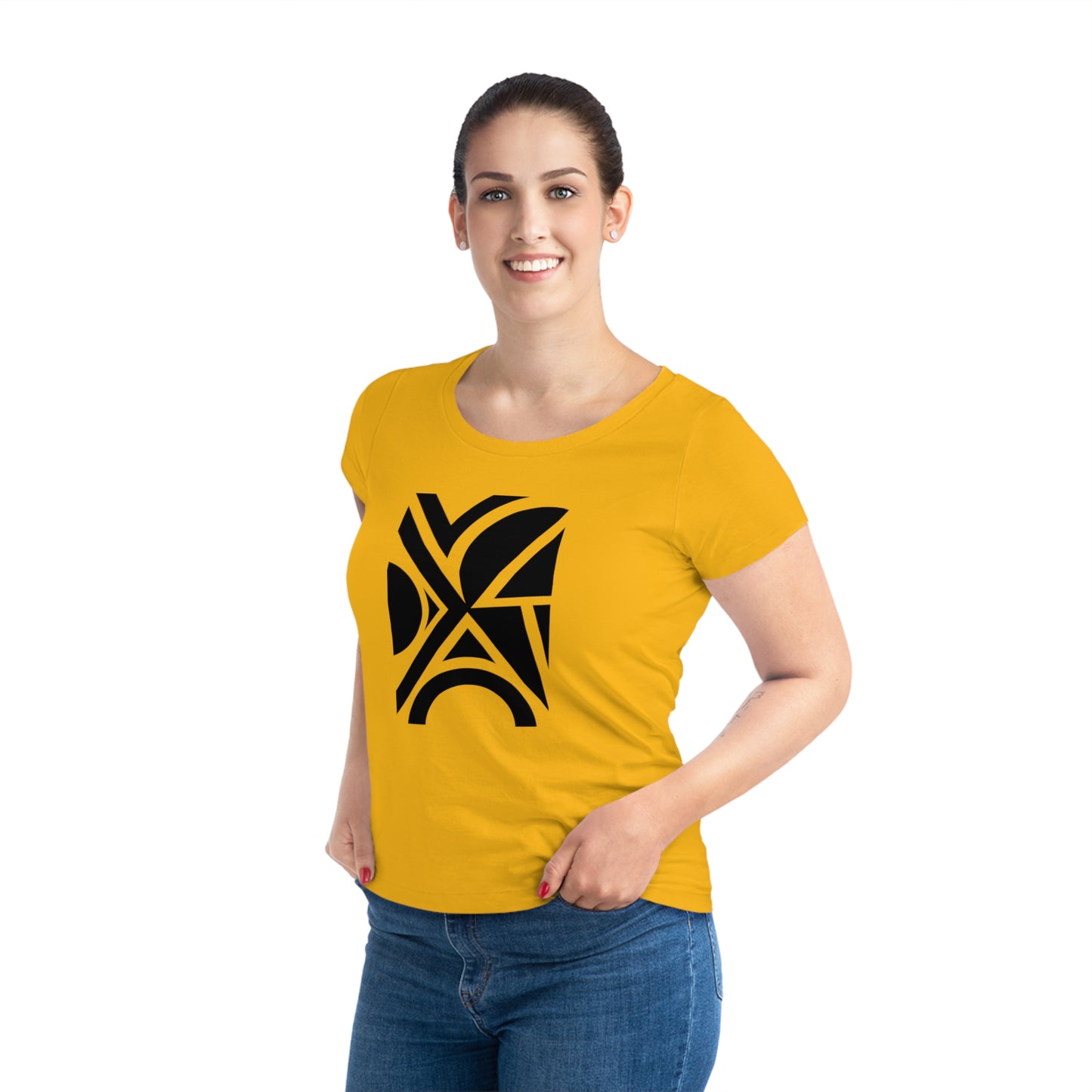 Women's Jazzer 100% Organic Cotton T-shirt (Design 5)