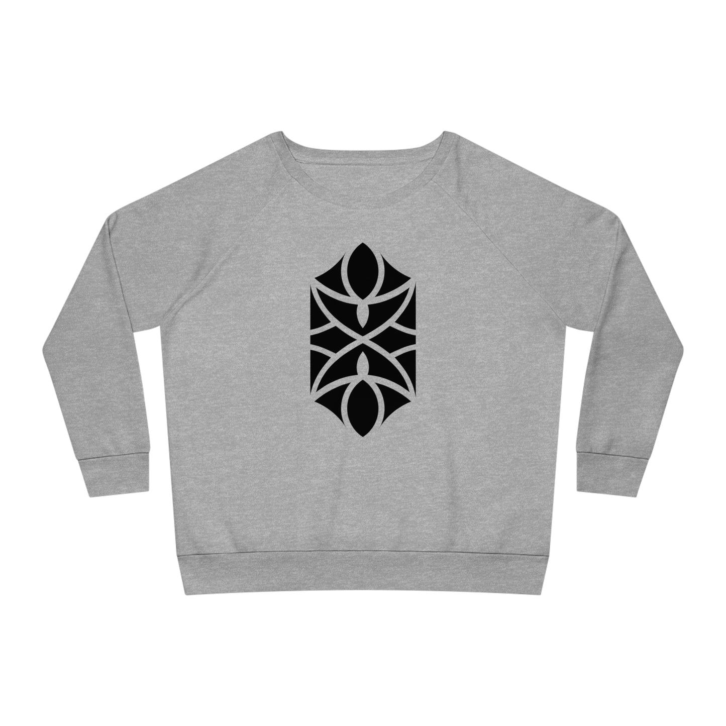 Women's Dazzler 85% Organic Cotton Relaxed Fit Sweatshirt (Design 18)