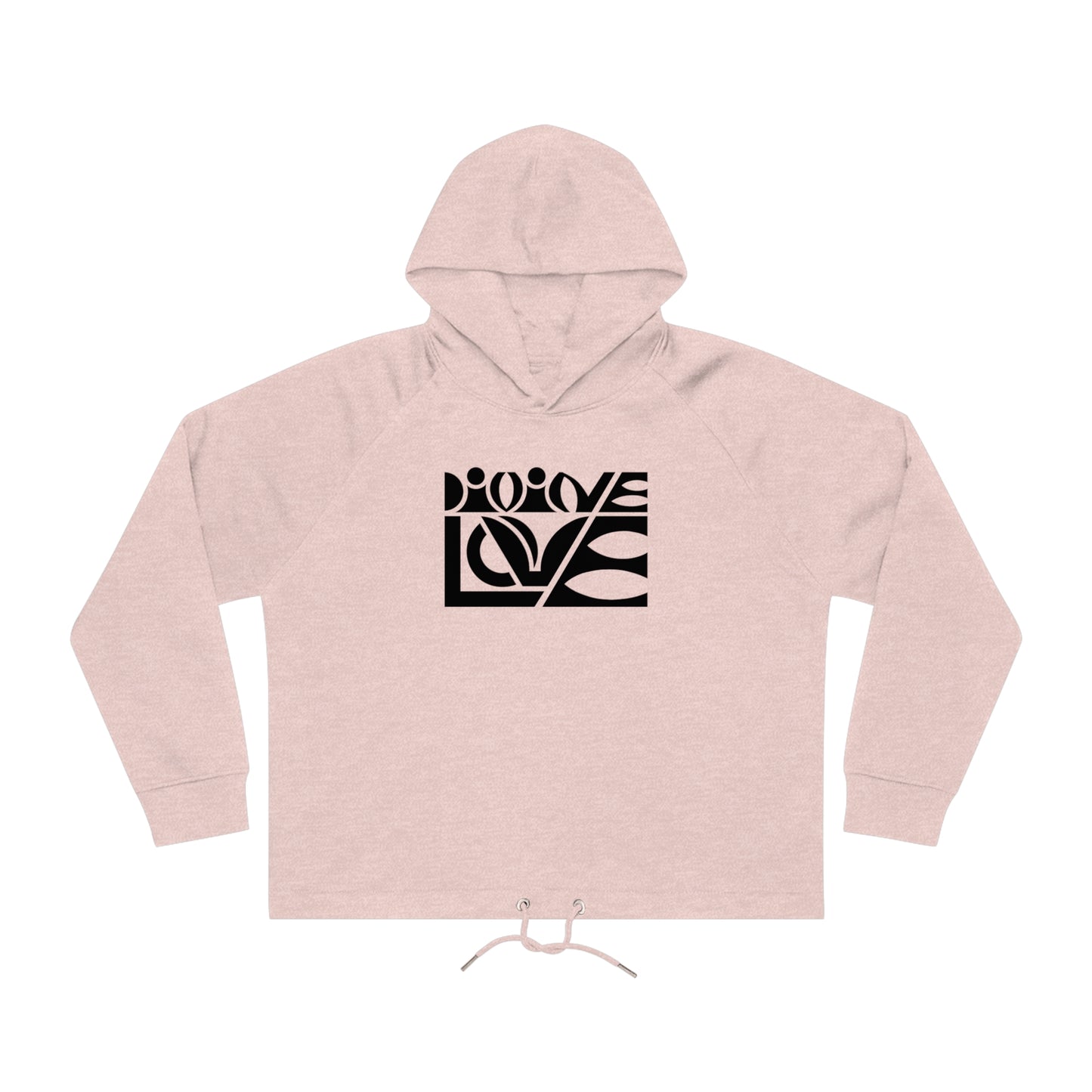 Women's Bower 85% Organic Cotton Cropped Hoodie (Divine Love)