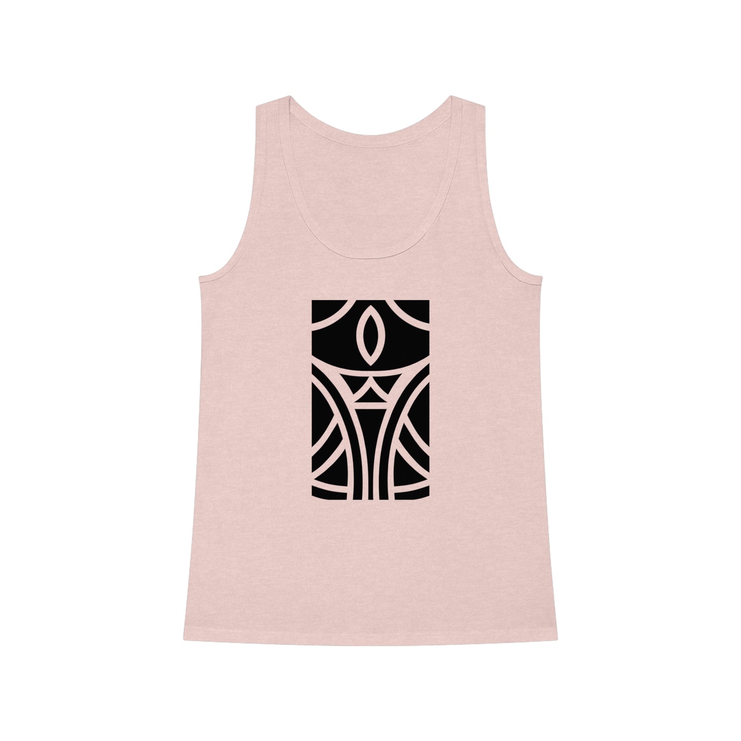 Women's Dreamer 100% Organic Cotton Tank Top (Design 12)