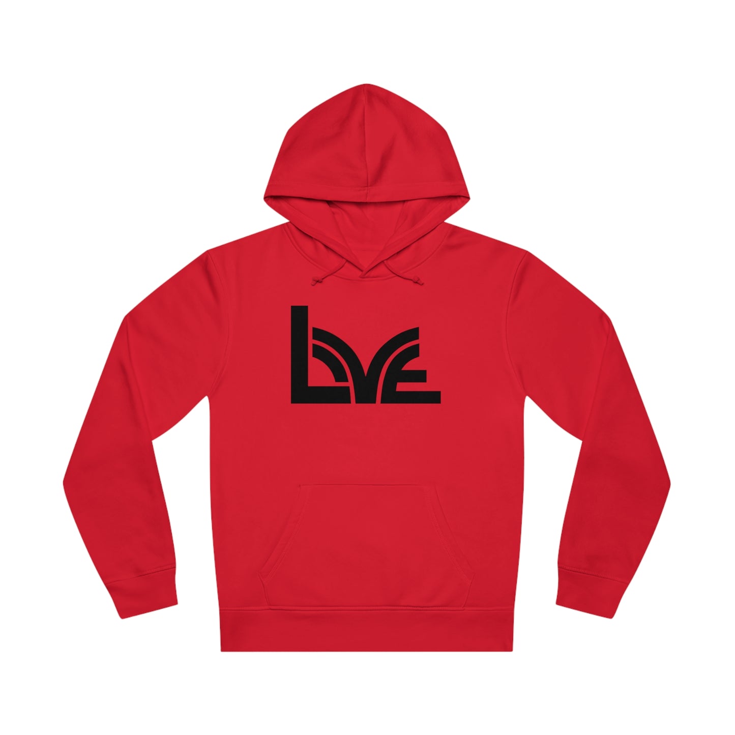 Unisex Drummer Hoodie (85% Organic Cotton and 15% Recycled Polyester) - Love