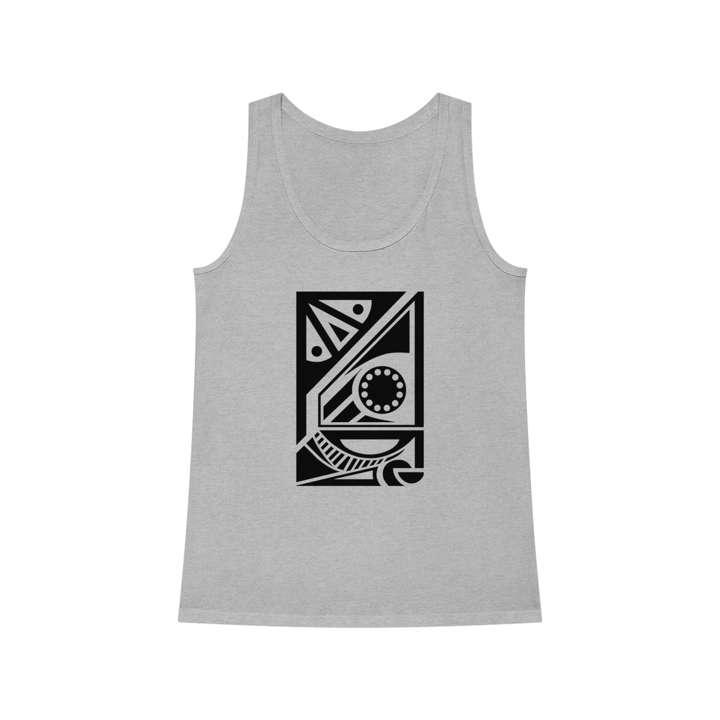 Women's Dreamer 100% Organic Cotton Tank Top (Design 17[2])