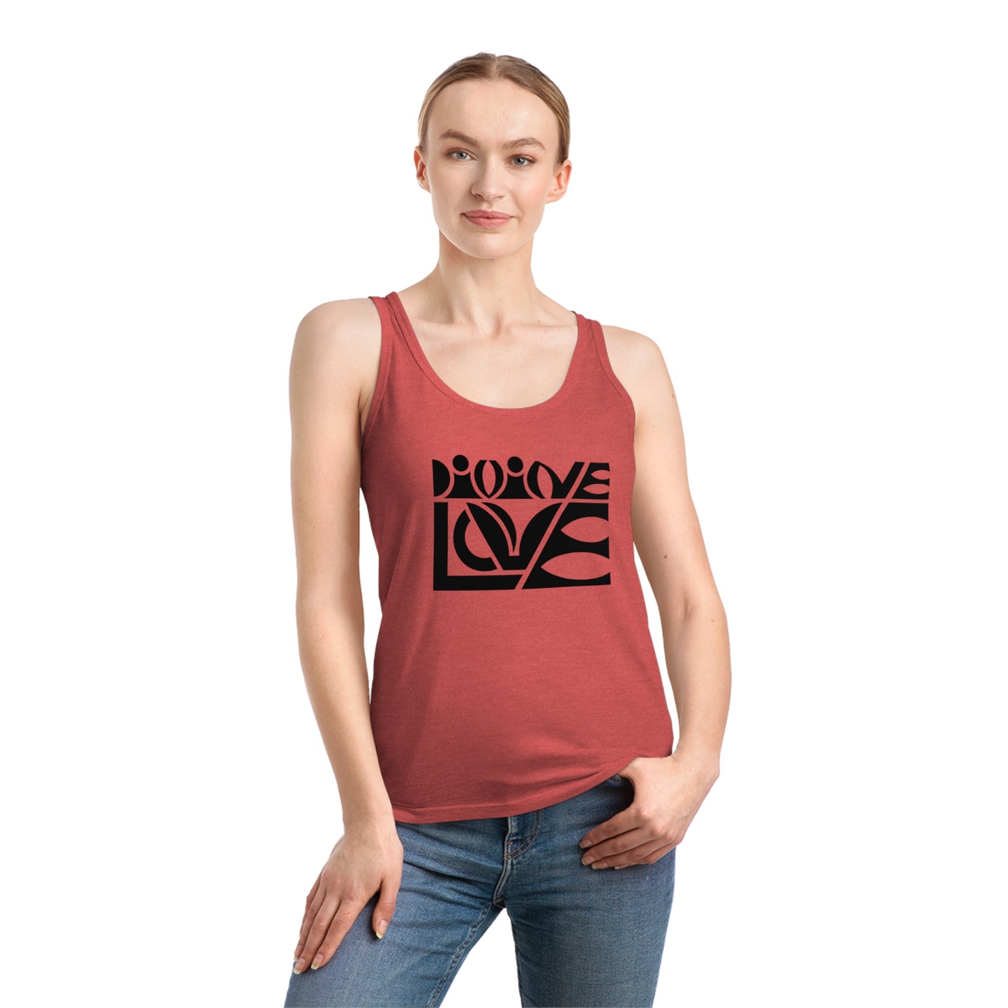 Women's Dreamer 100% Organic Cotton Tank Top (Divine Love)